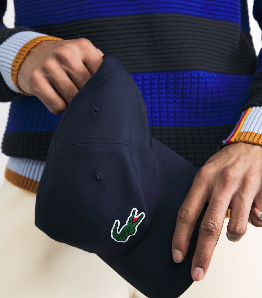 Lacoste x Novak Djokovic Logo Cap Navy Blue Image 4