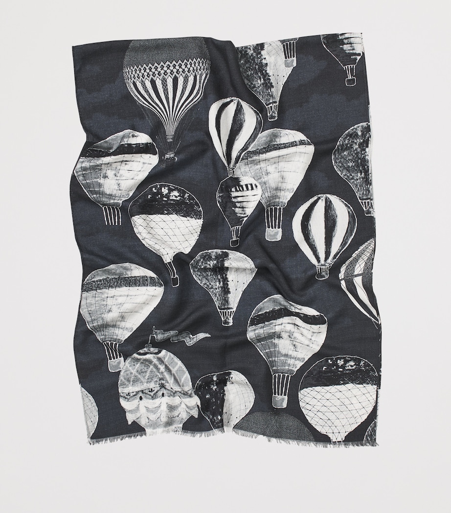 Merino Wool Scarf MONOCHROME Image 3