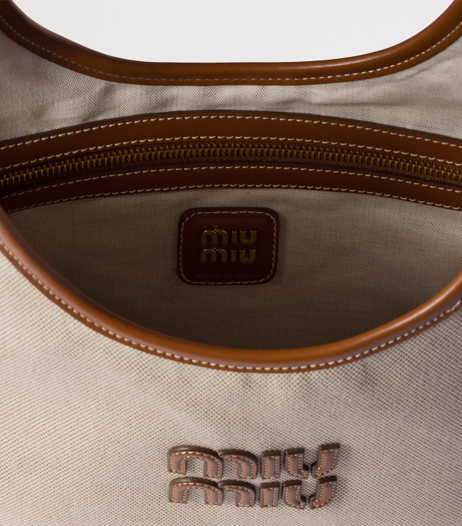 Canvas-Leather Ivy Tote Bag F062F Image 4