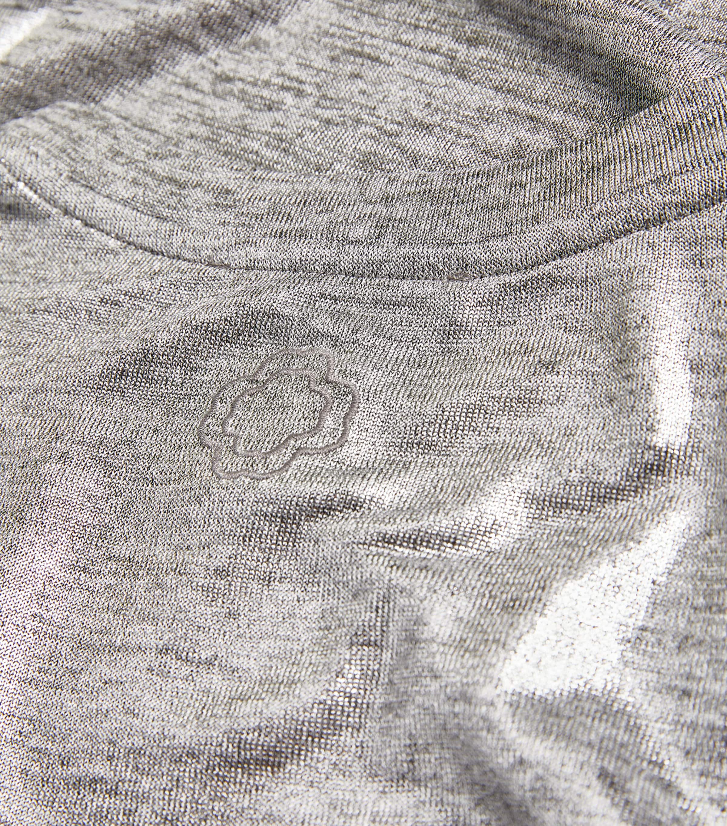 Metallic Silver T-Shirt SILVER Image 5