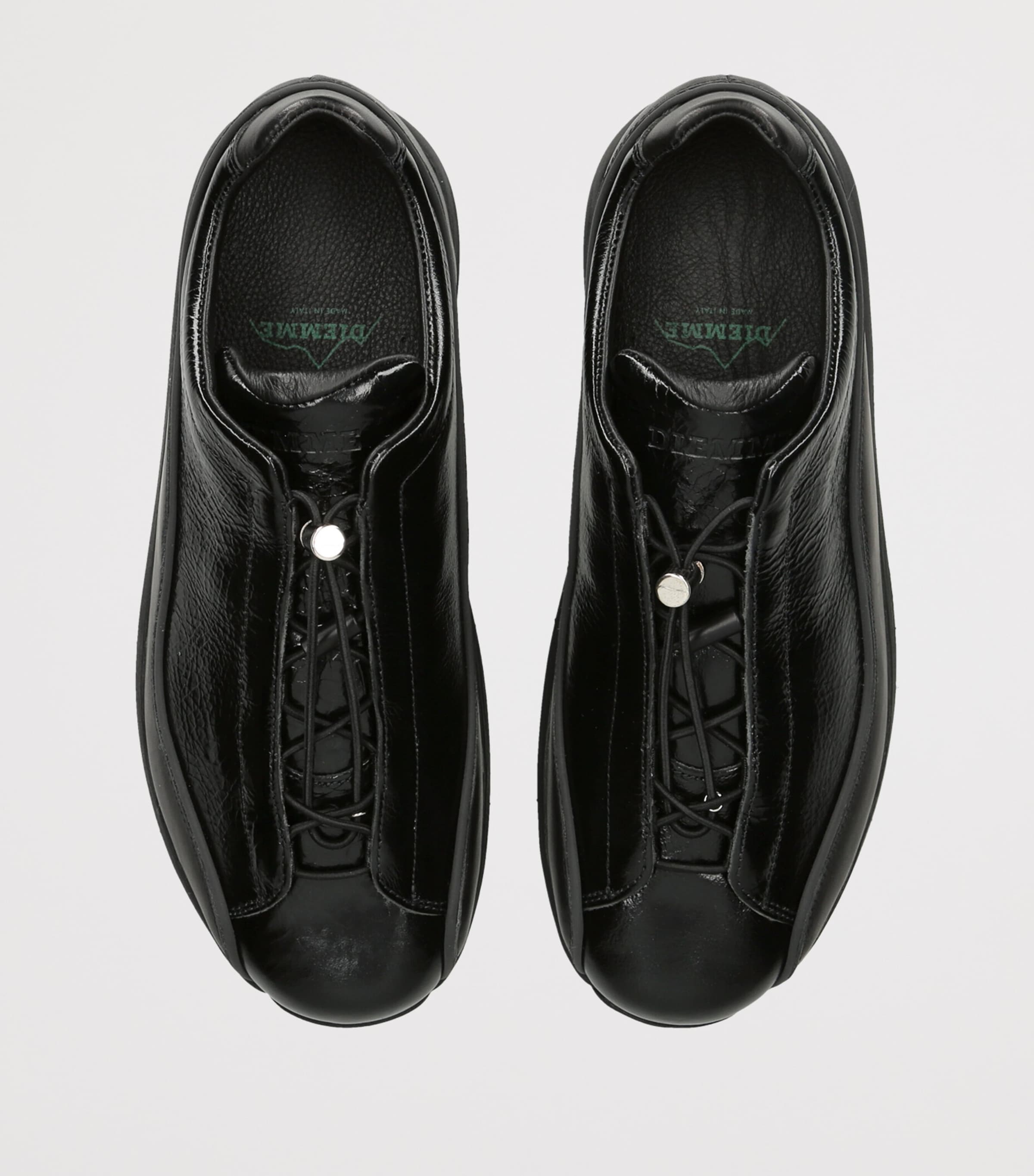 Diemme Crackled Leather Licata Sneakers Black Image 4