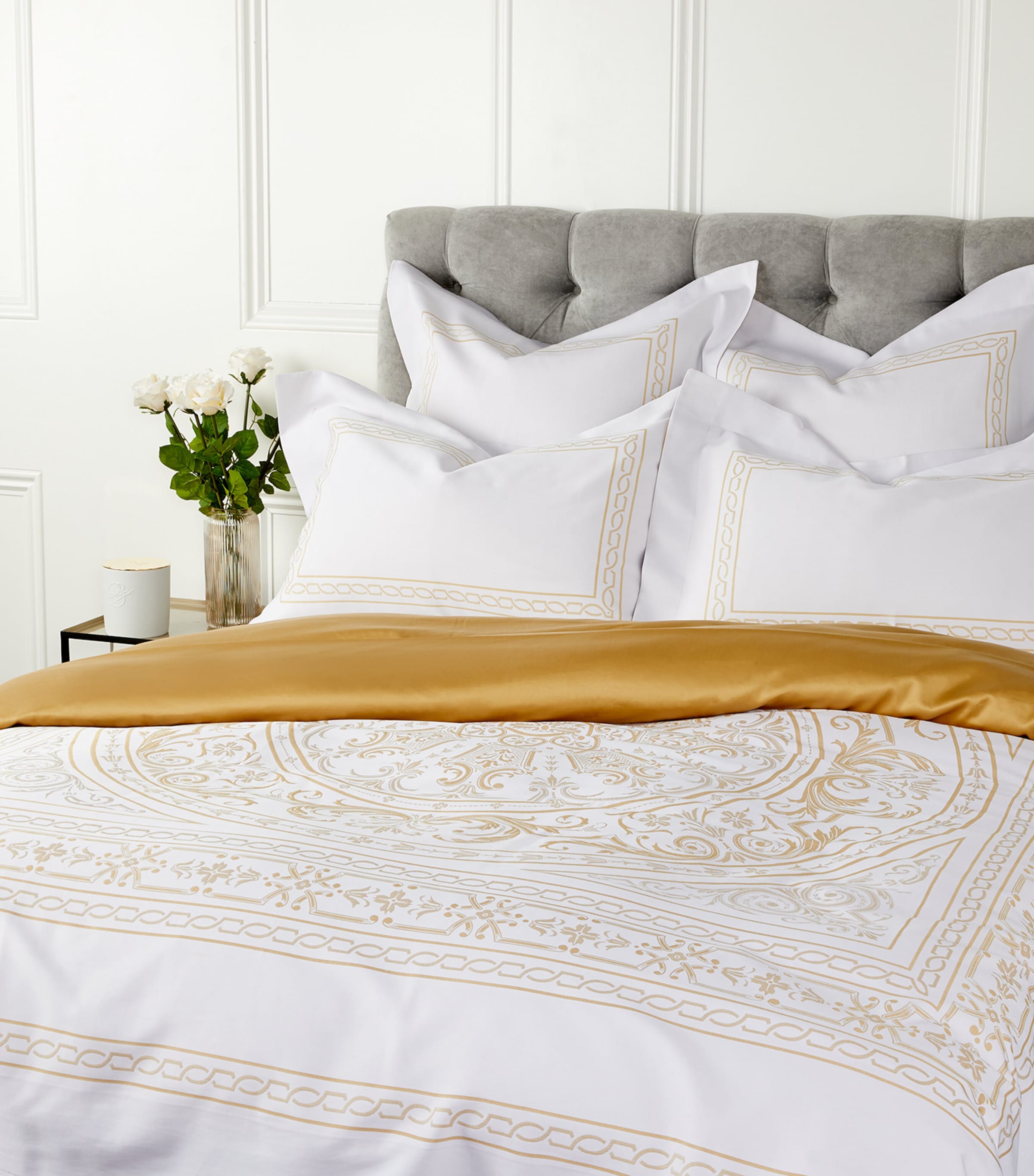 Versaille Super King Duvet Cover (260cm x 220cm) MIEL Image 3