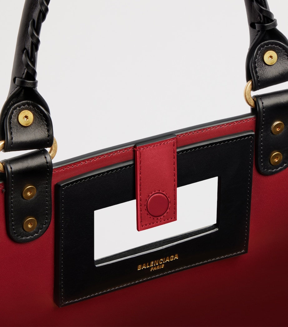 Balenciaga Medium Leather Le City Tote Bag Image 9