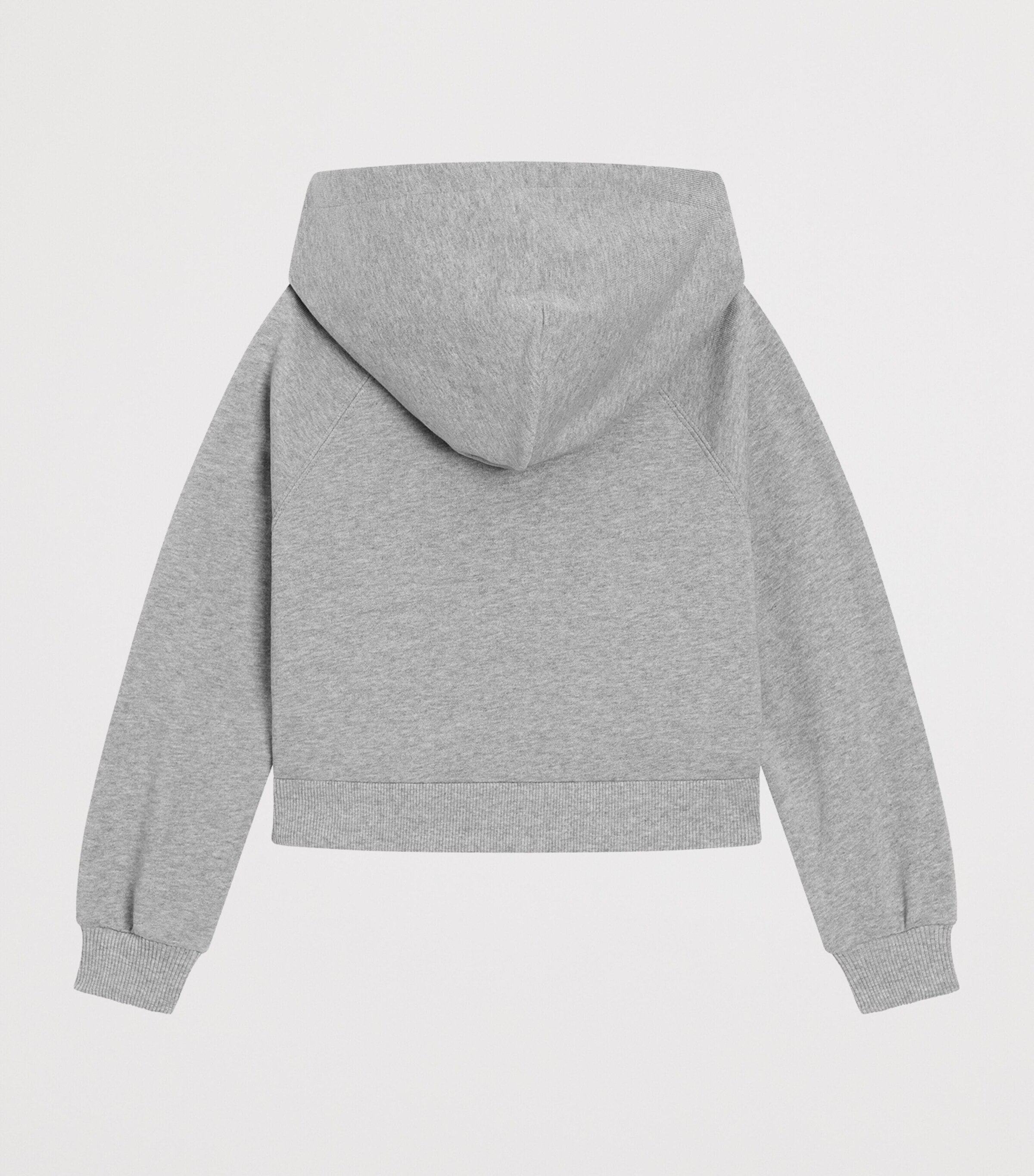 Dolce&Gabbana Kids Cotton Logo Oversized Hoodie (8-12+ Years) Melange Grey Image 2
