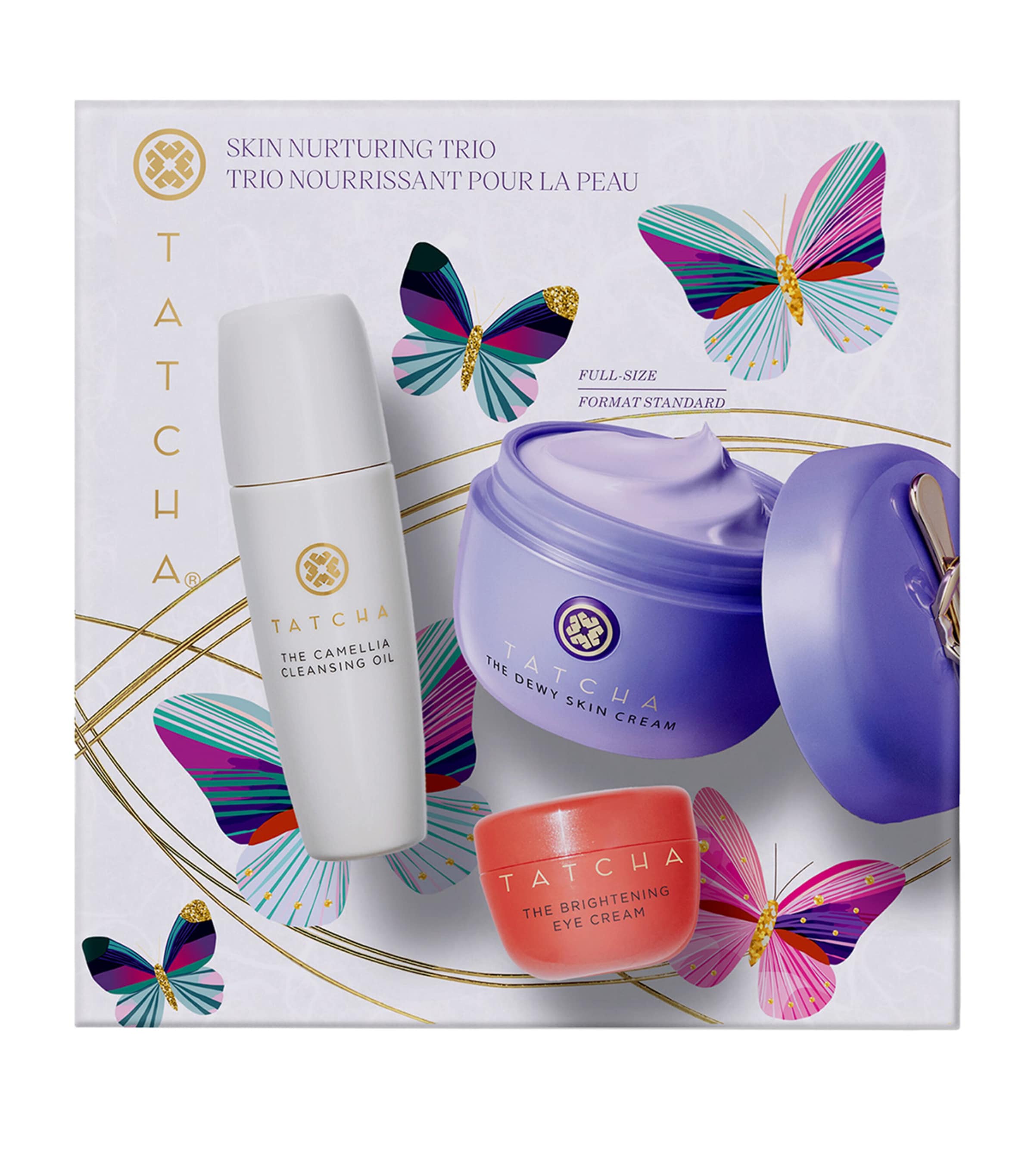Tatcha Skin Nurturing Trio Skincare Gift Set Image 1