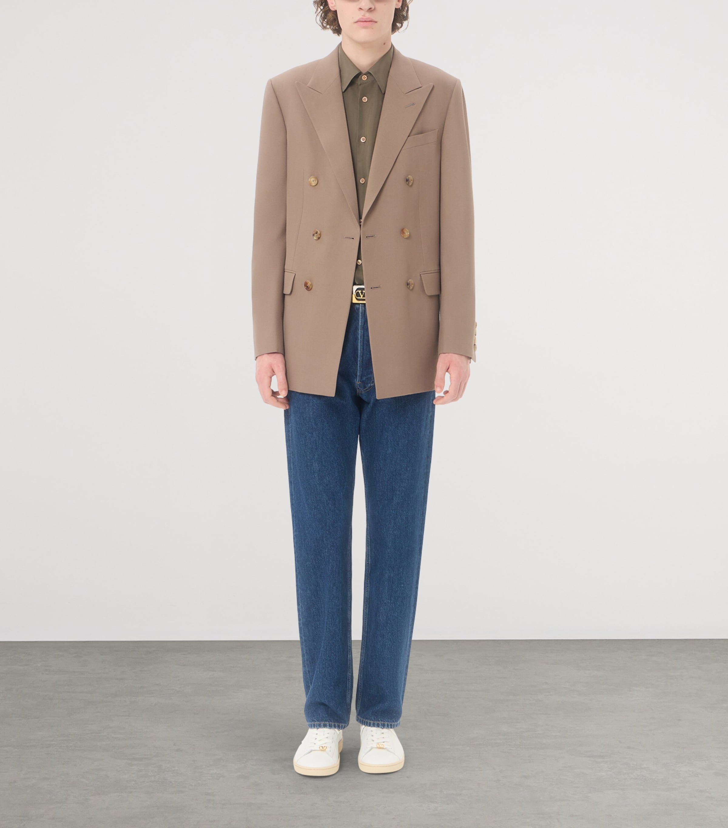 Valentino Mens VGold Straight Jeans Image 2