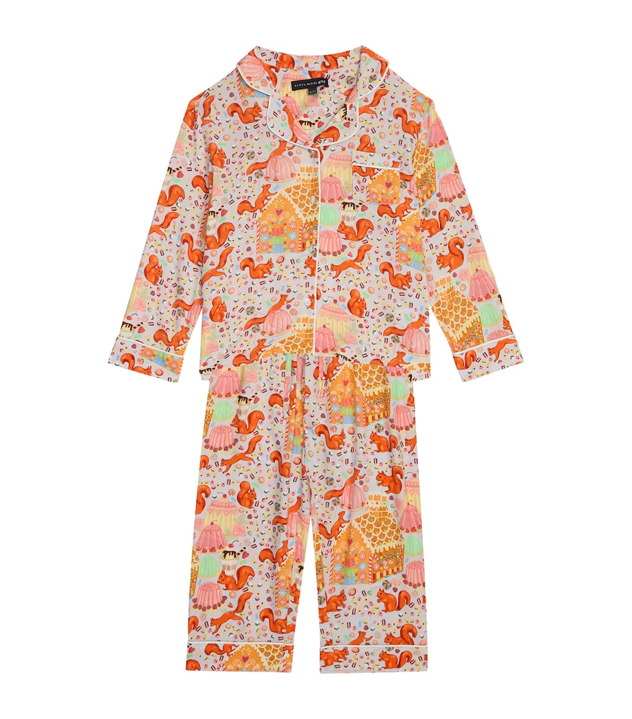 Sweet As Nut Pyjama Set (2-13 Years) PURPLE Image 1