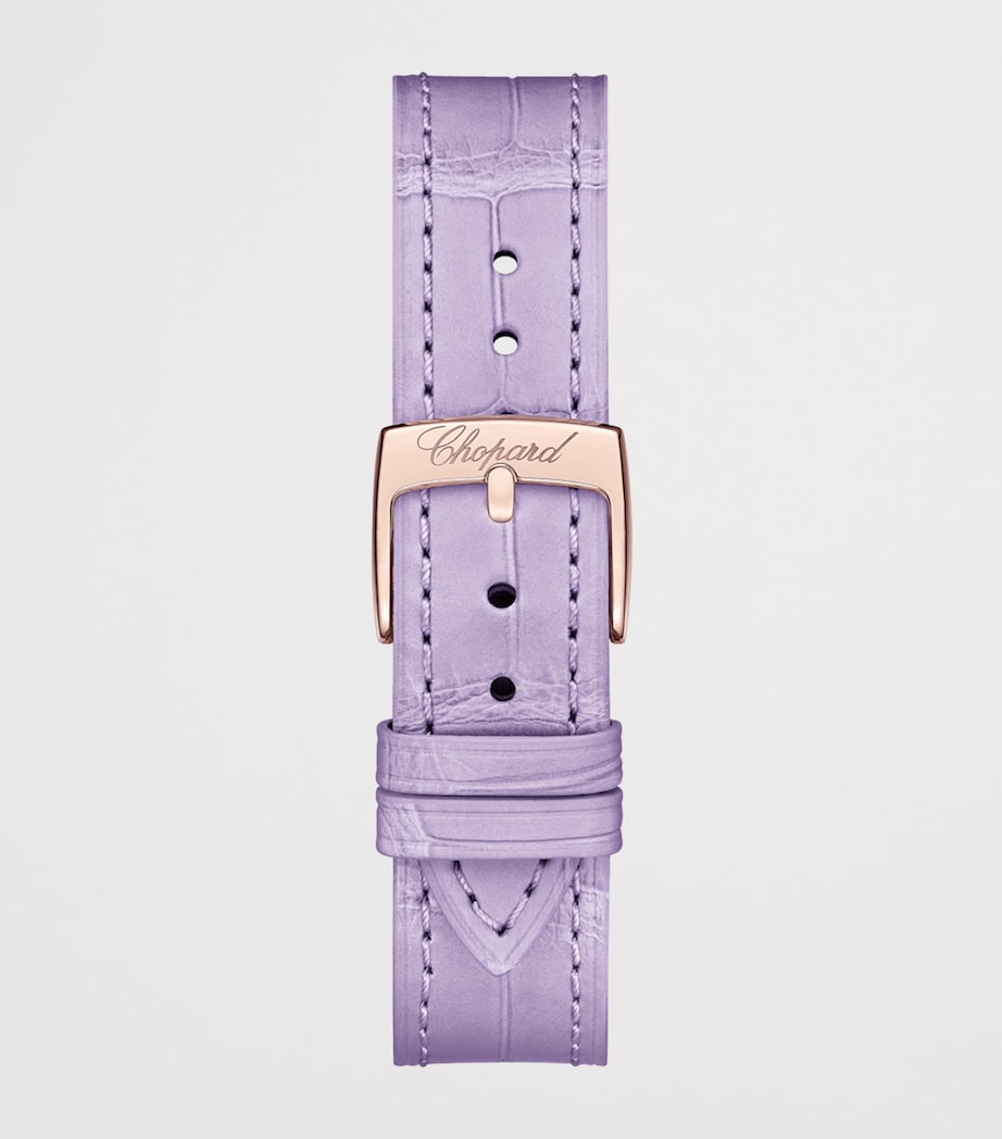 Chopard Rose Gold and Diamond Happy Sport Automatic Watch 33mm Rose Gold Image 4