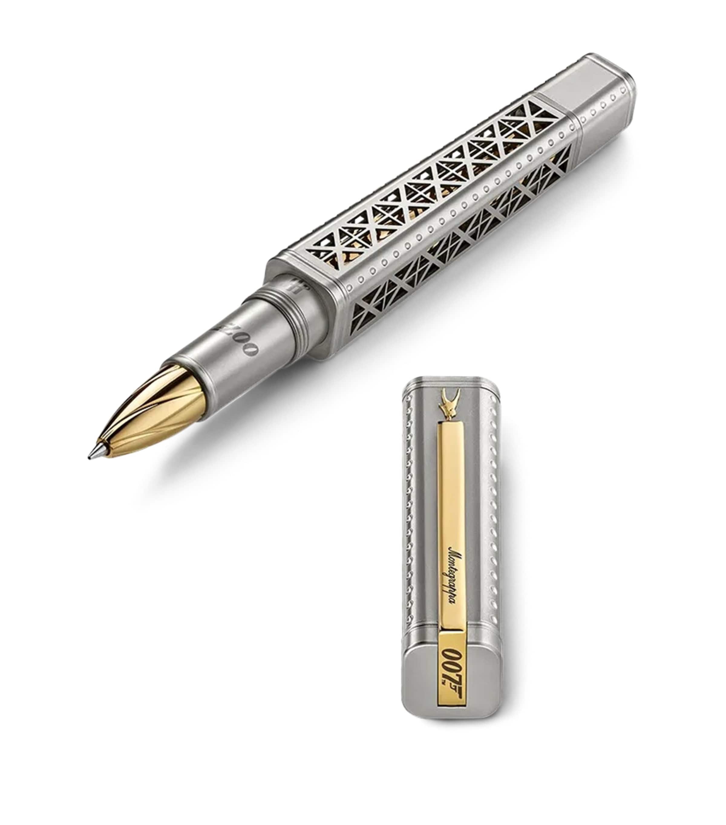 Montegrappa 007 A View to A Kill Rollerball Pen Steel/gold Image 4