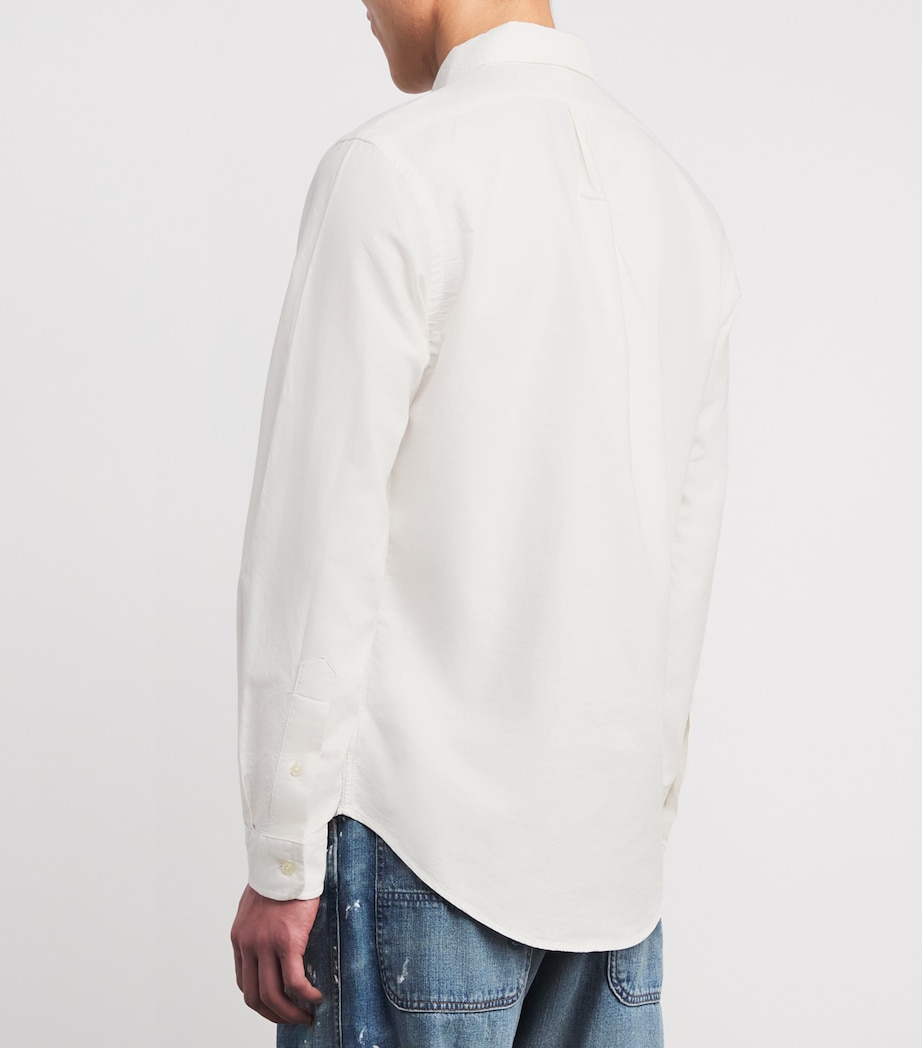 Polo Ralph Lauren Mens Cotton Polo Pony Shirt White Image 4