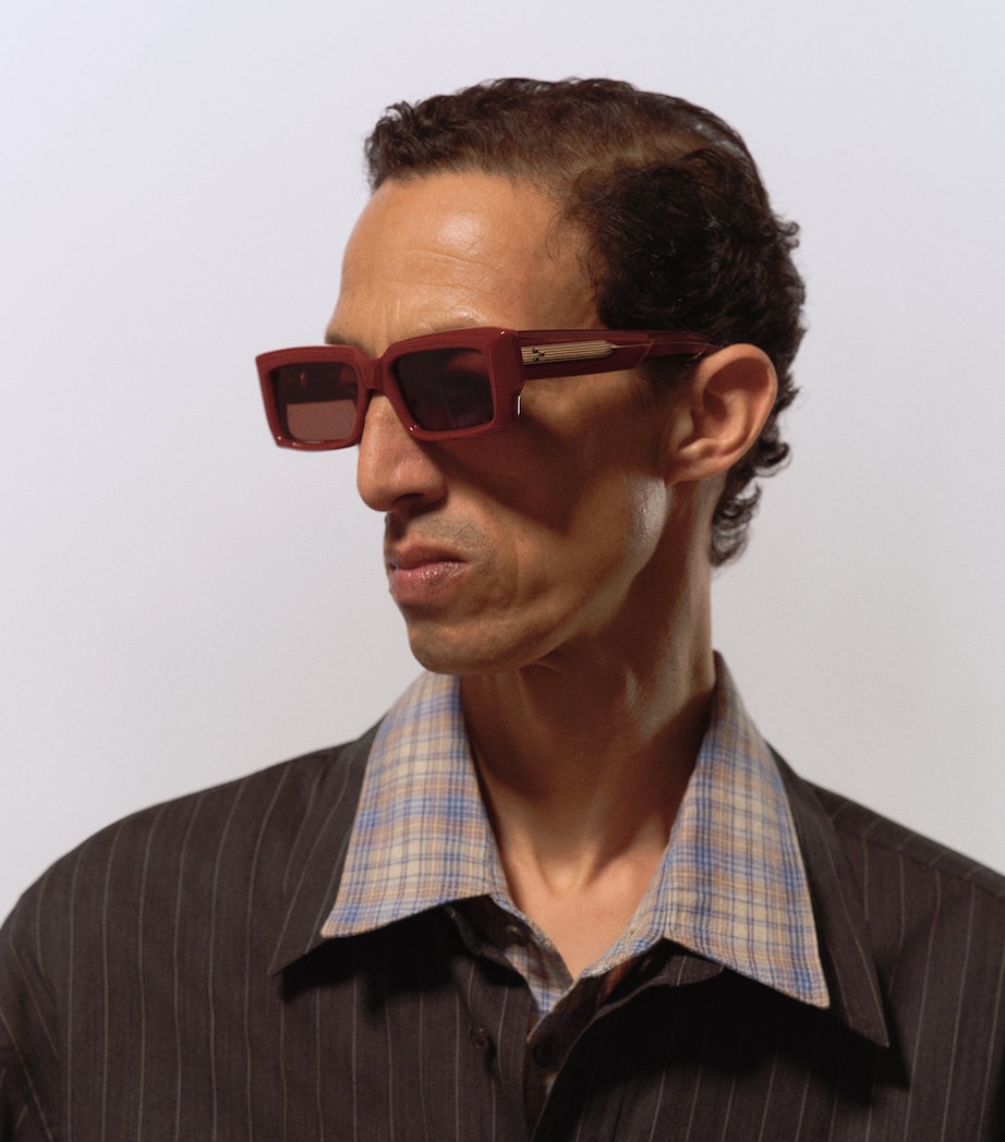 Jacques Marie Mage Acetate Quant Sunglasses Bordeaux Empire Image 2