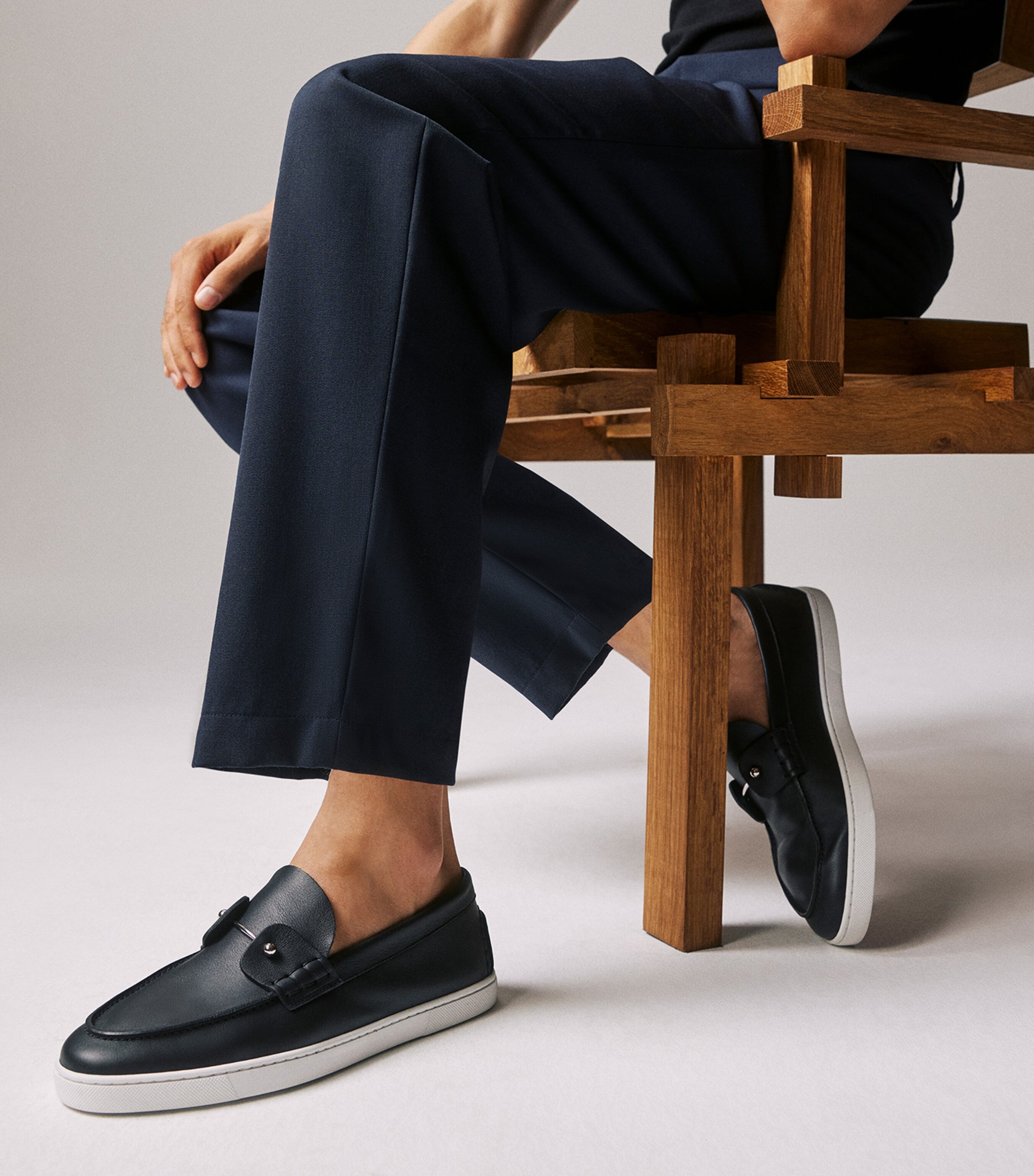Christian Louboutin Chambeliboat Leather Boat Shoes Image 2