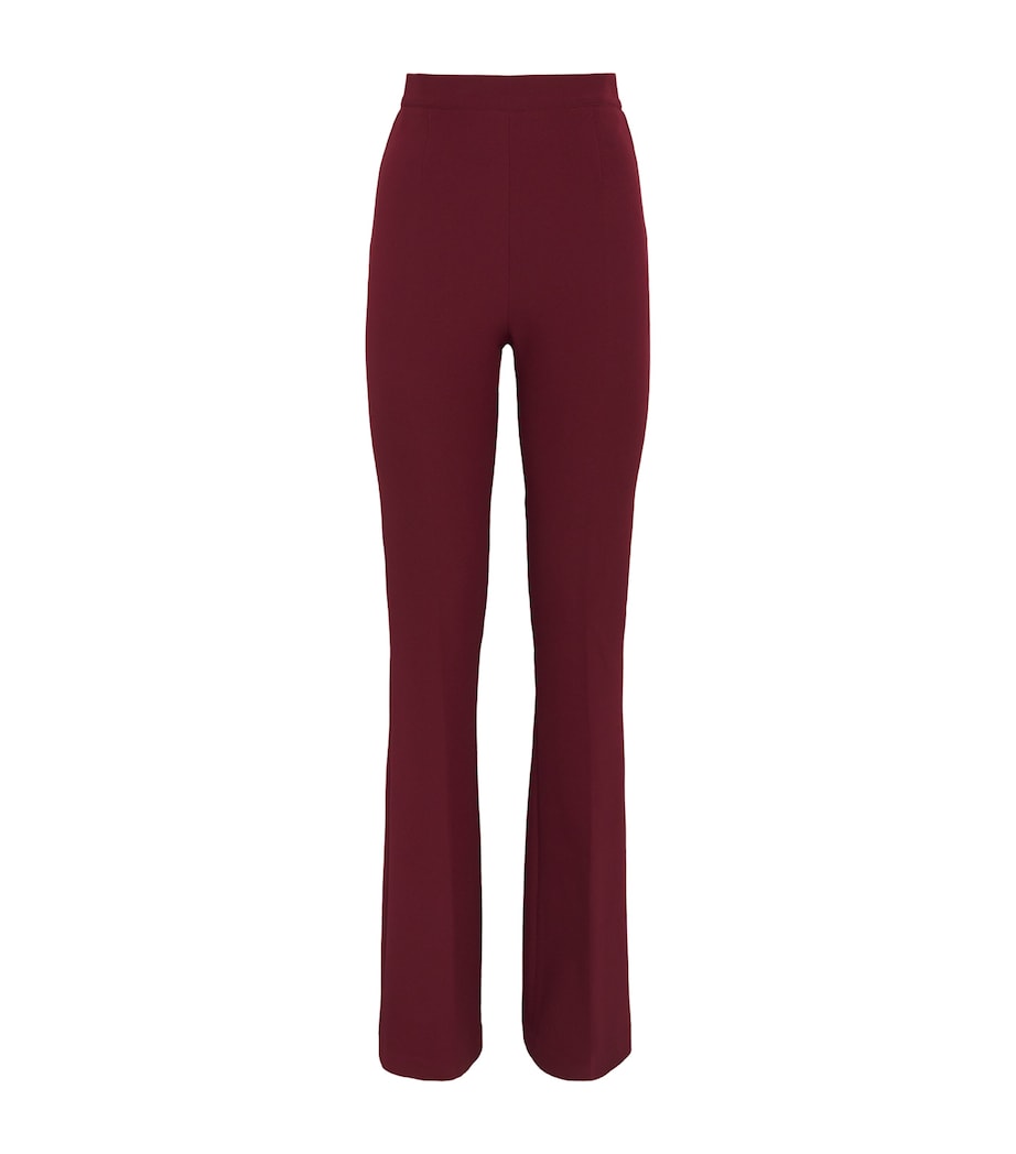 Safiyaa Womens Crepe Tailored Trousers Swinton Image 1