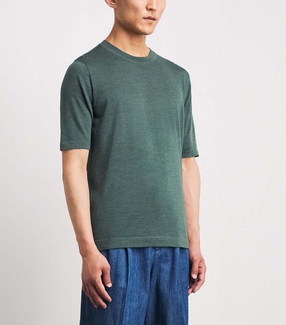 Fioroni Cashmere Mens Virgin Wool T-Shirt Image 4