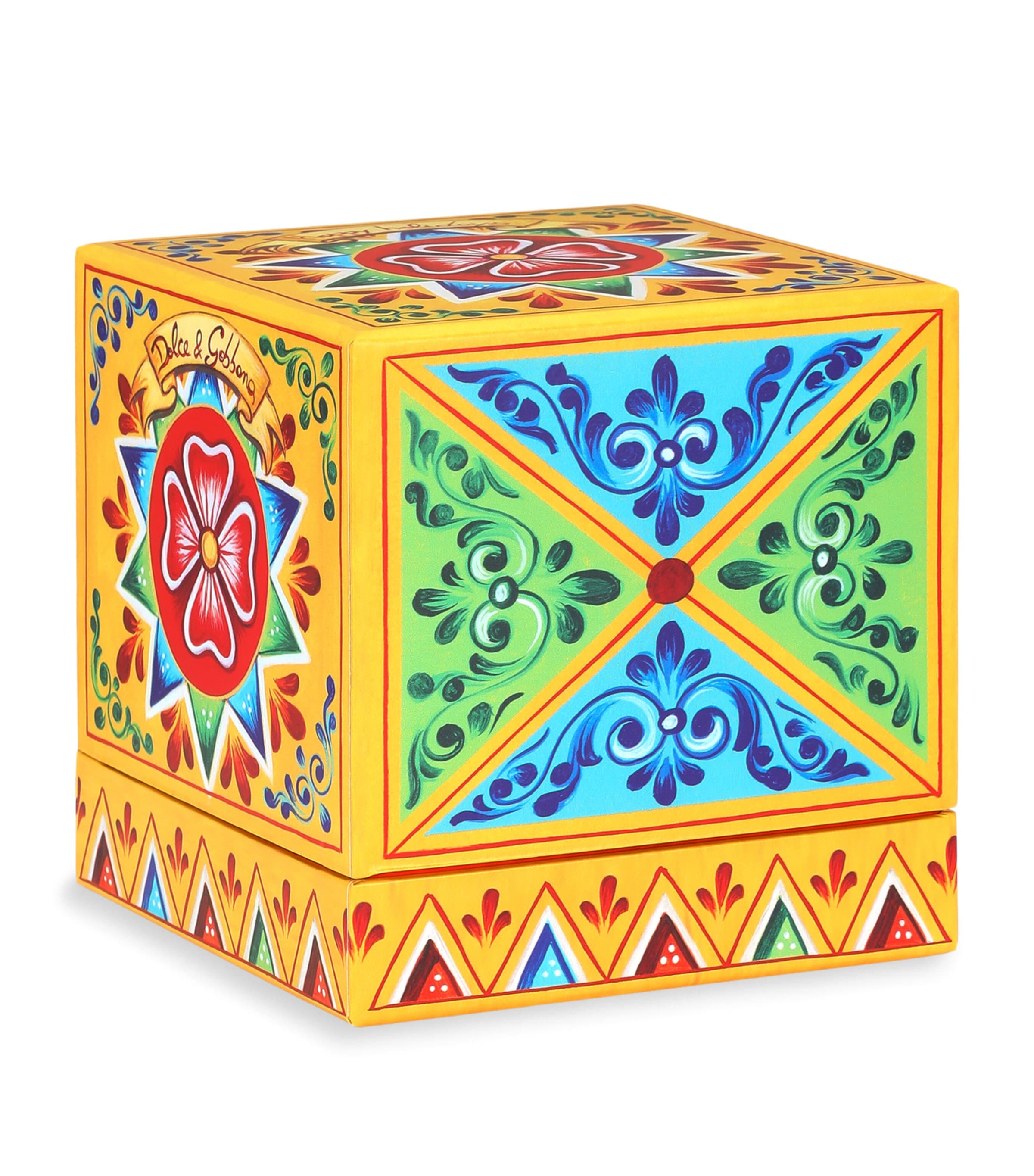 Dolce&Gabbana Casa Hand-Painted Carretto Siciliano Bauble Tulipano Image 6