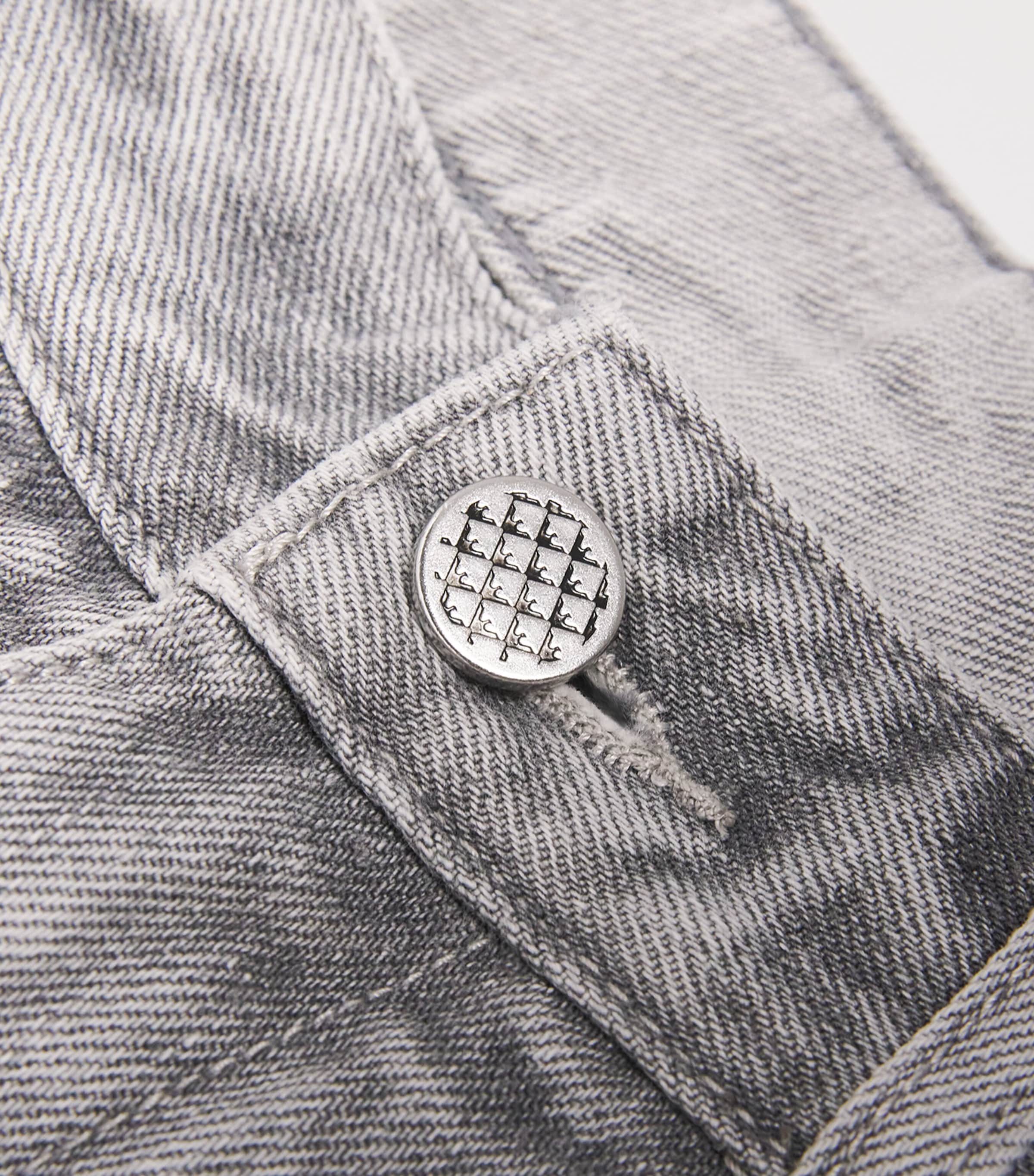 Emporio Armani Grey Baggy Twist Jeans | Harrods US