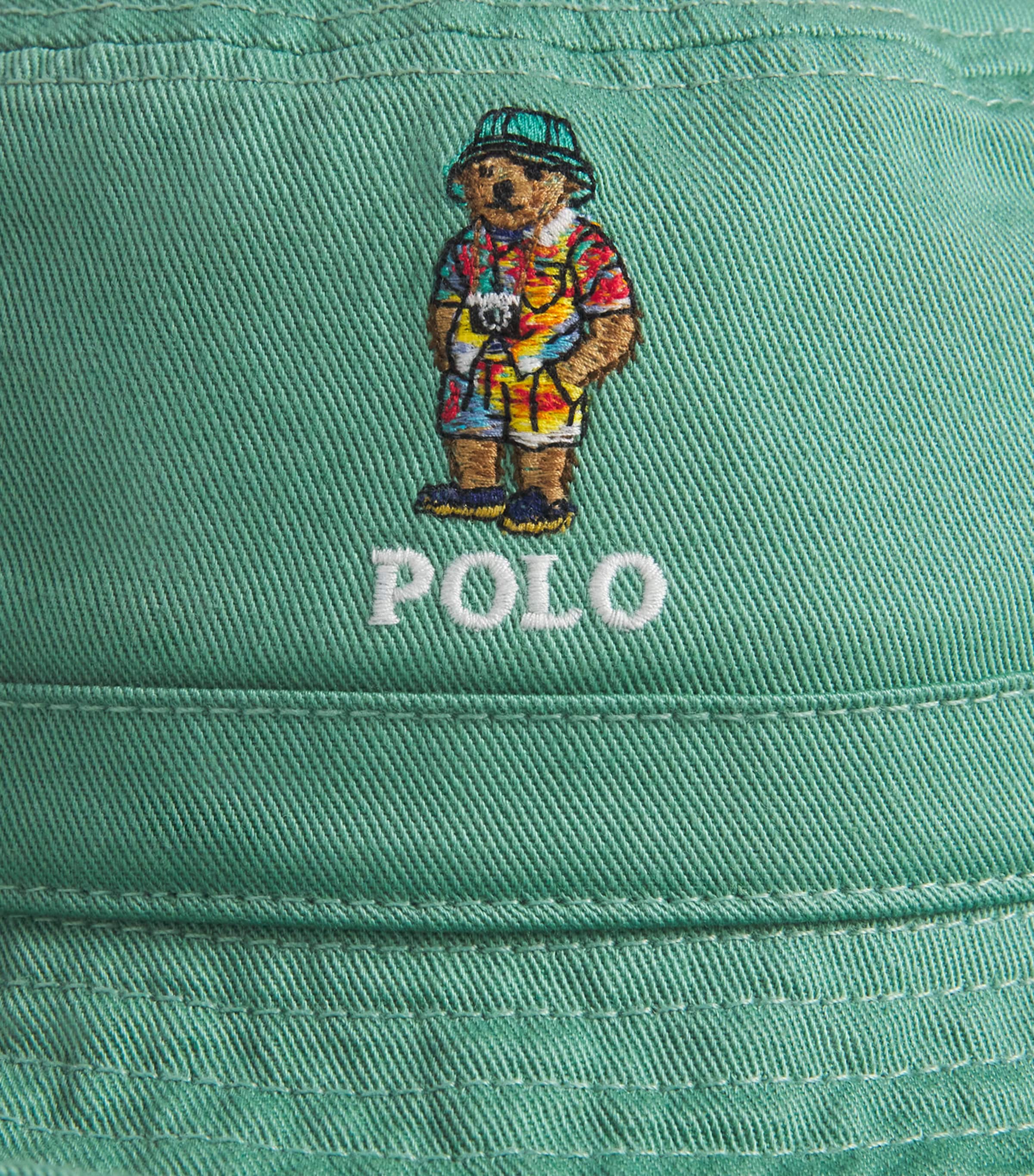 Polo Bear Bucket Hat GREEN Image 3