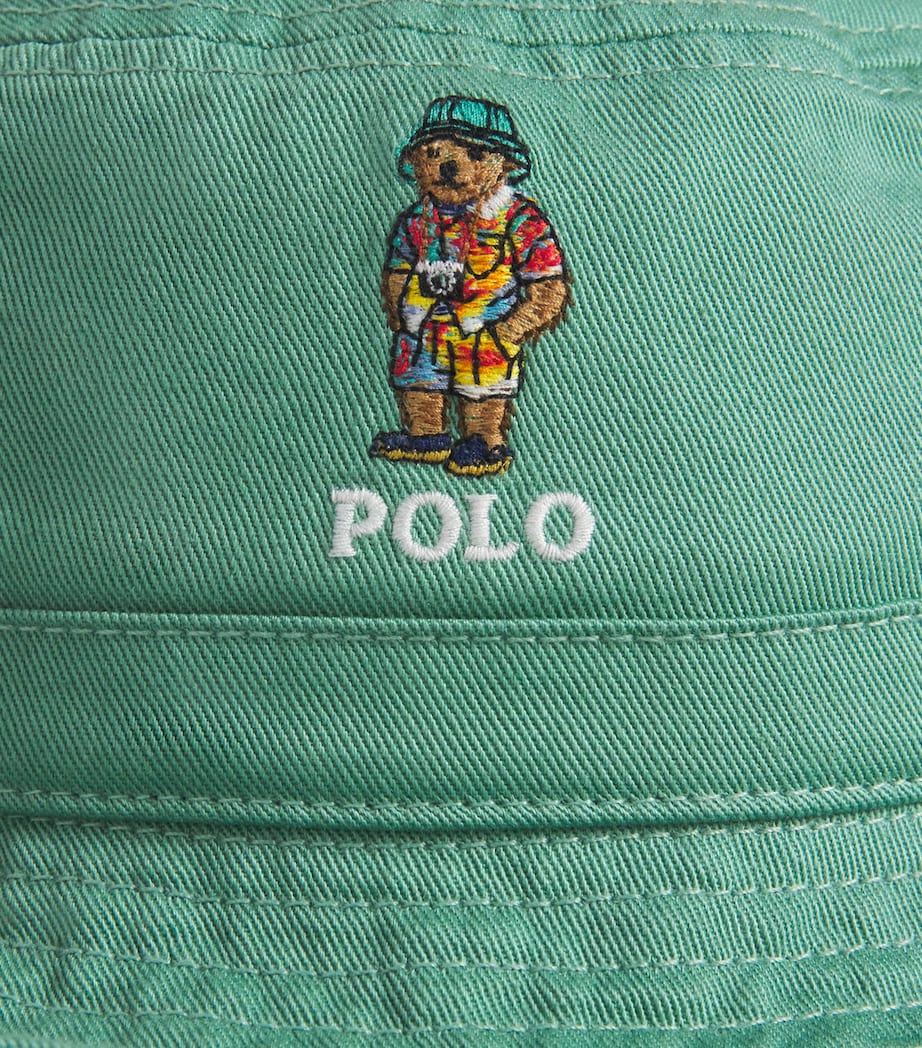 Polo Bear Bucket Hat GREEN Image 3