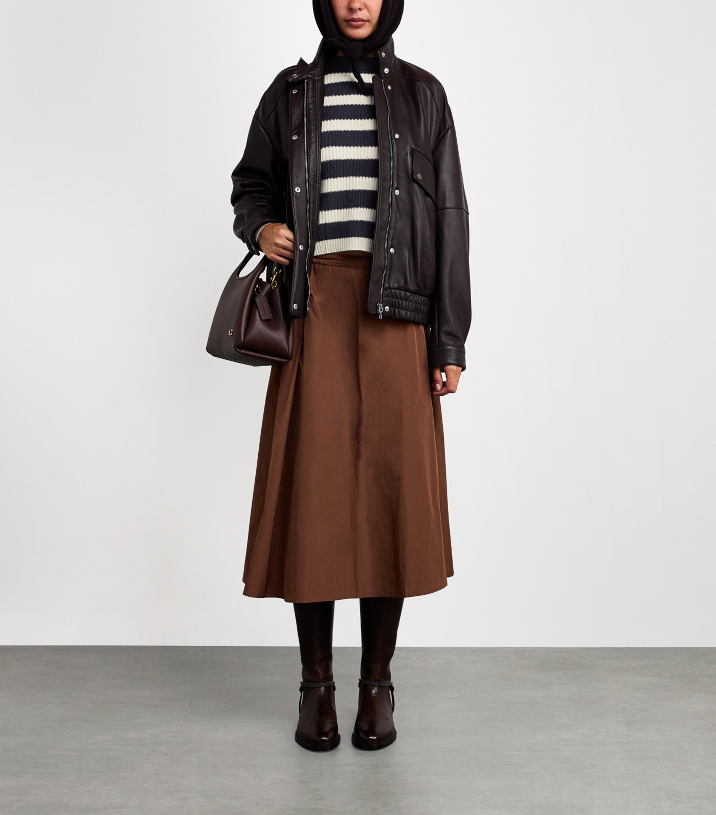 Cashmere Stripe Sweater ICE Image 2