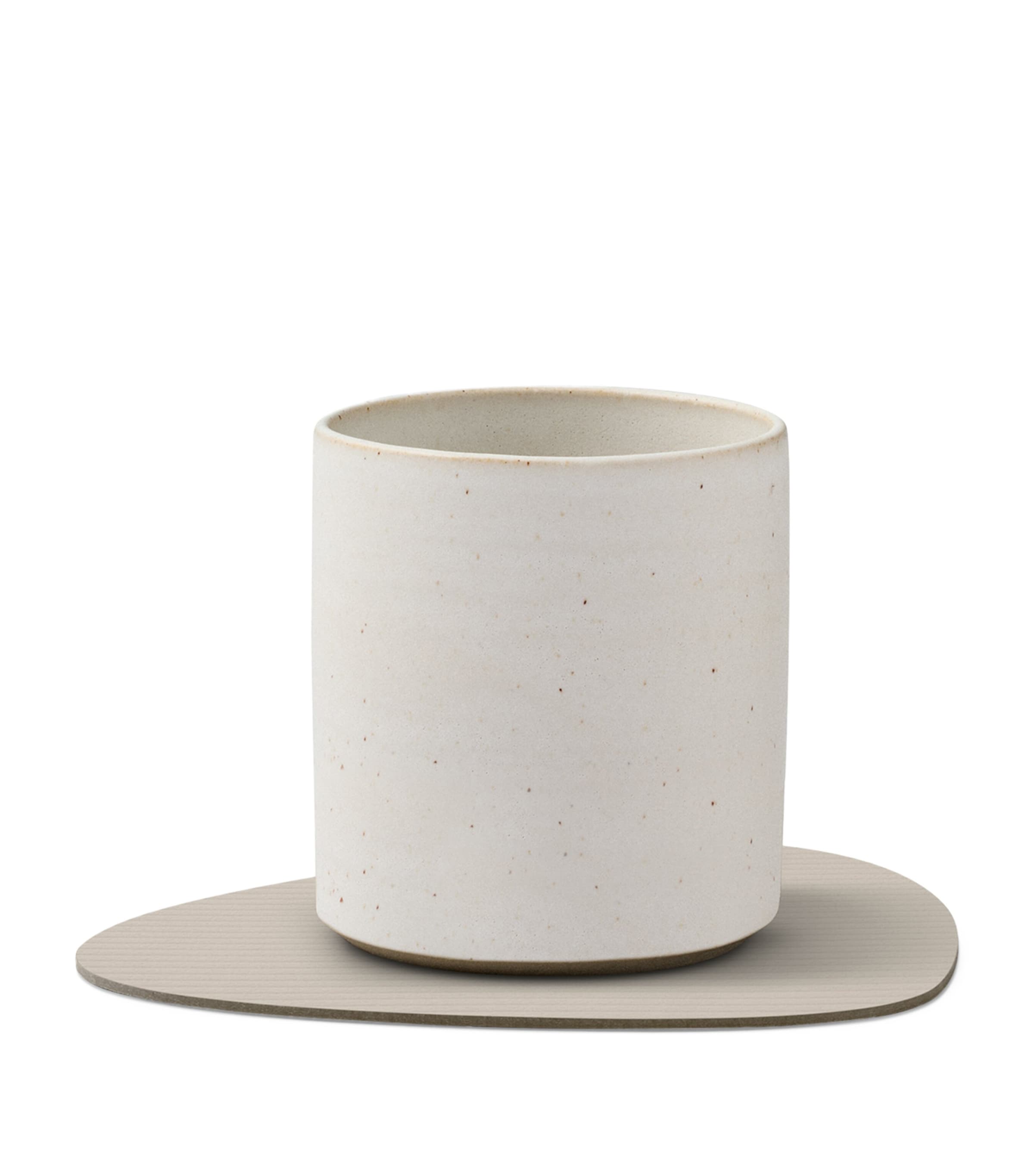 Curve Corduroy Coasters (Set of 4) OYSTER WHITE Image 2