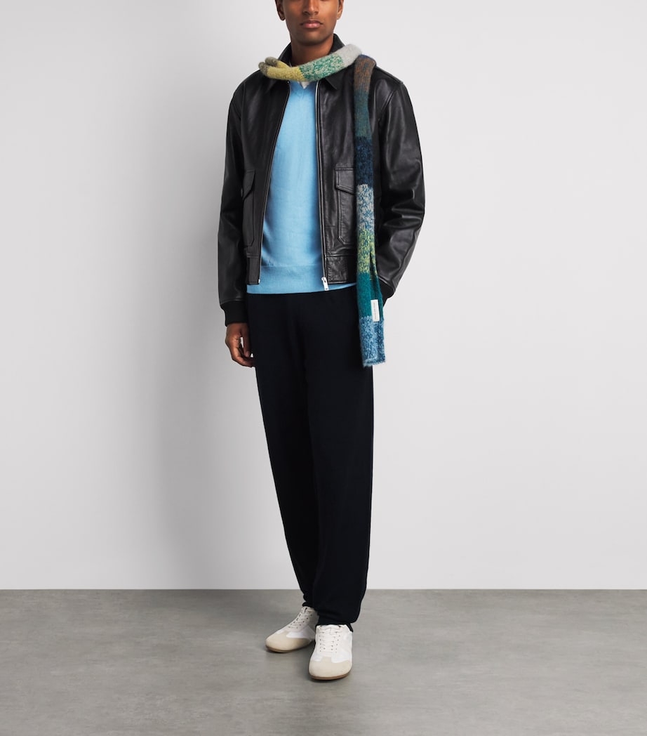 Allude Mens Cashmere V-Neck Sweater Image 2