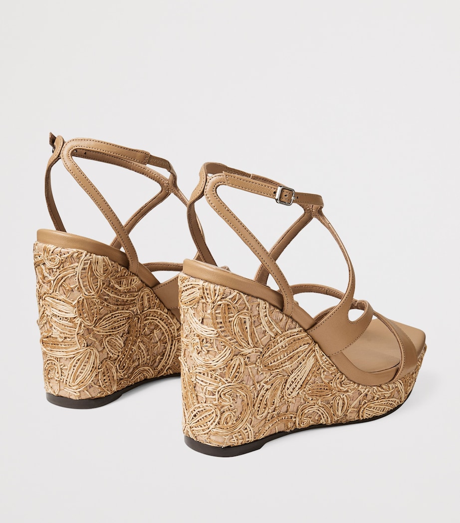 Ayla 110 Wedge Sandals CAPPUCCINO/NATURAL Image 4
