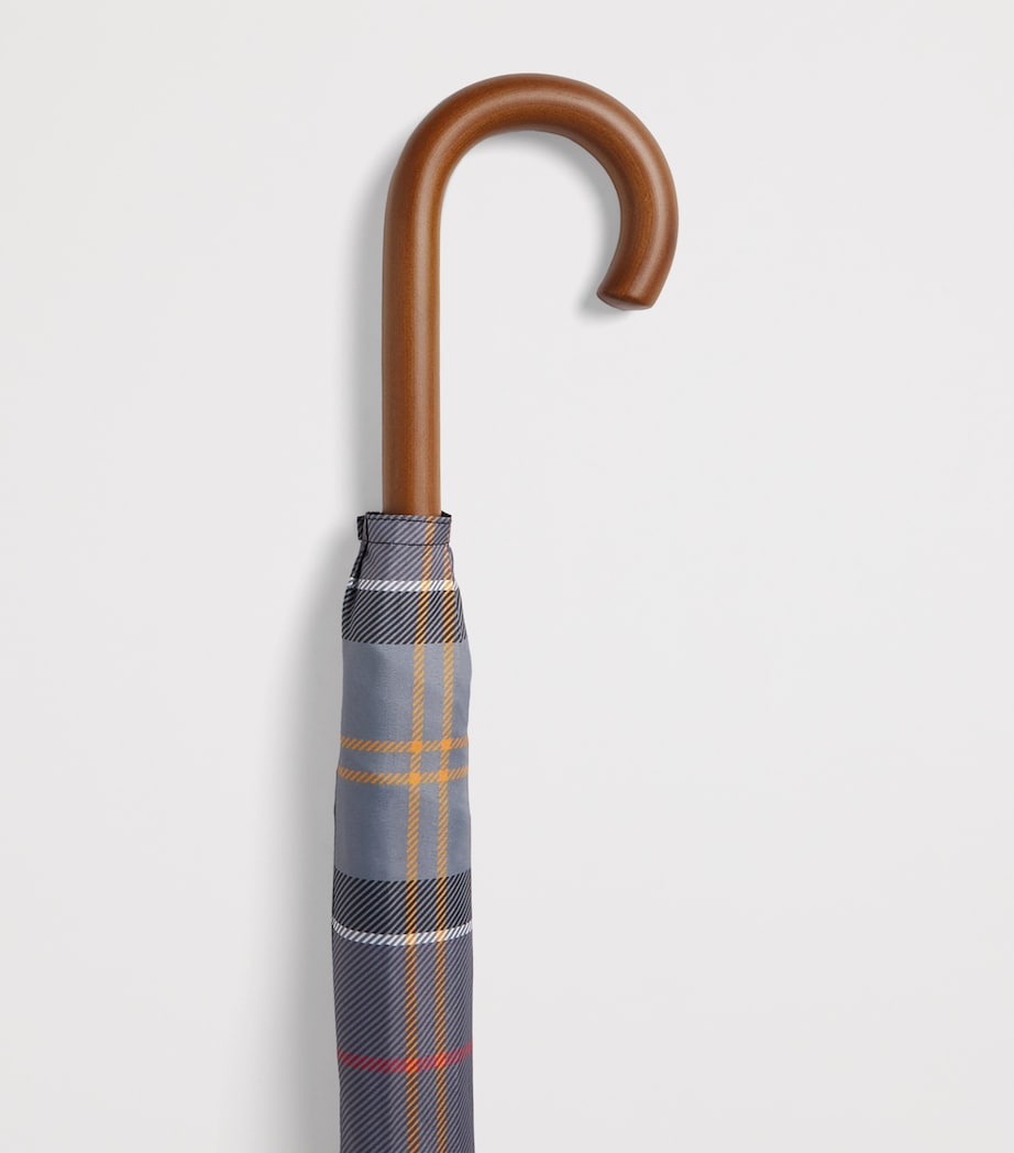x Paul Smith Tartan Print Umbrella MIXED TARTAN Image 2