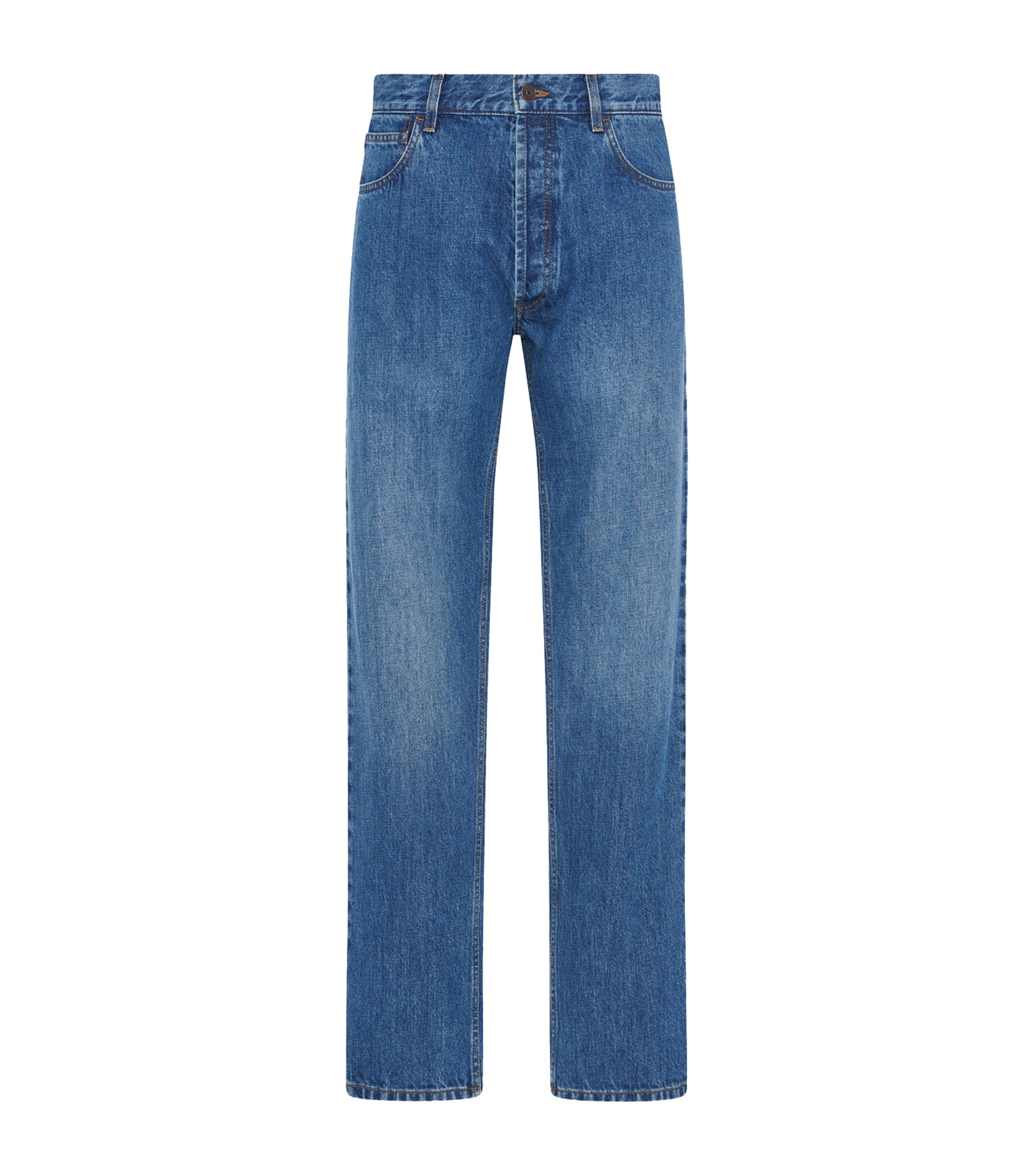 Burt Straight Jeans WASHED BLUE Image 1