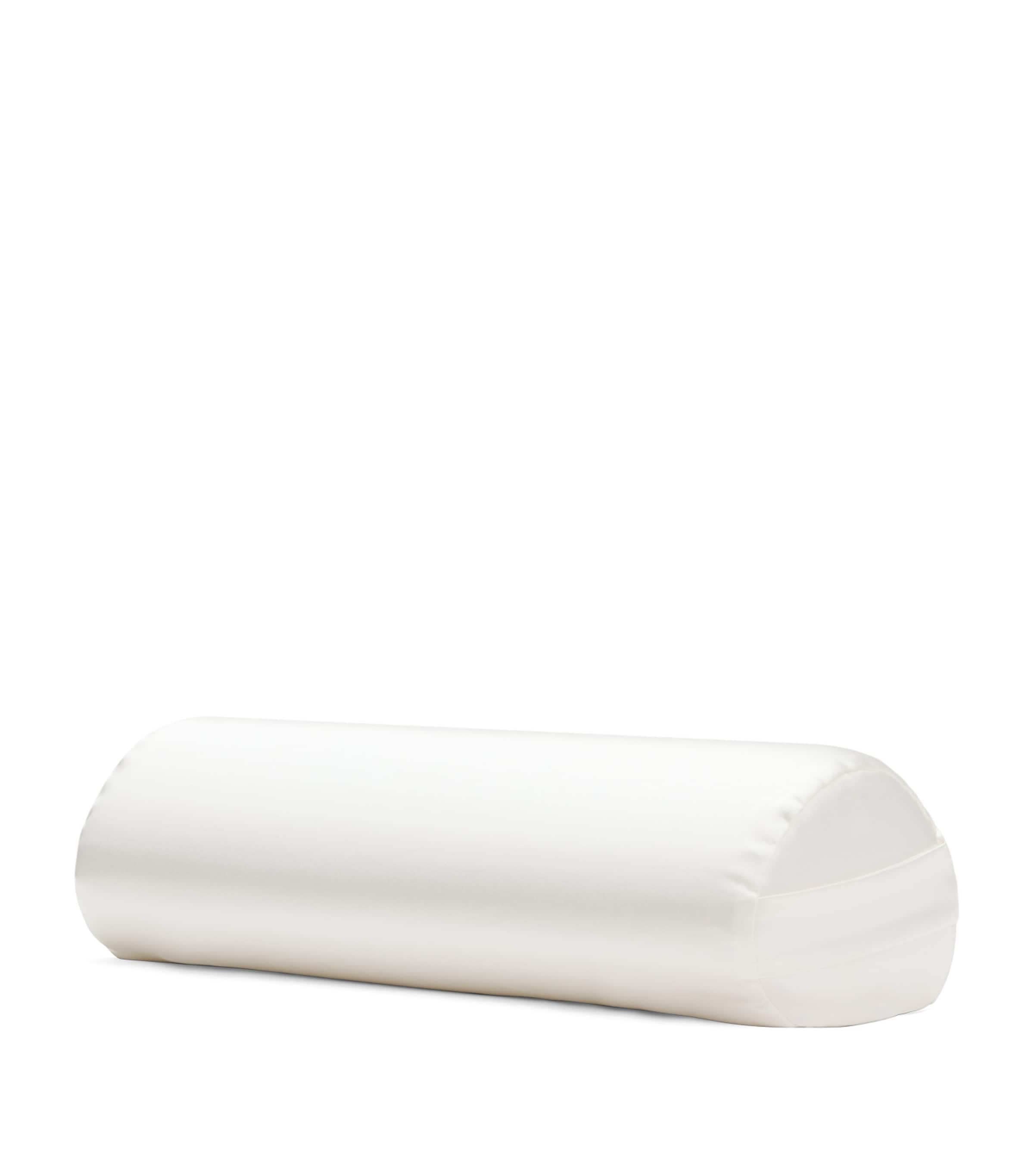 Boost Pillow with Silk Pillowcase (20cm x 47cm) WHITE Image 1