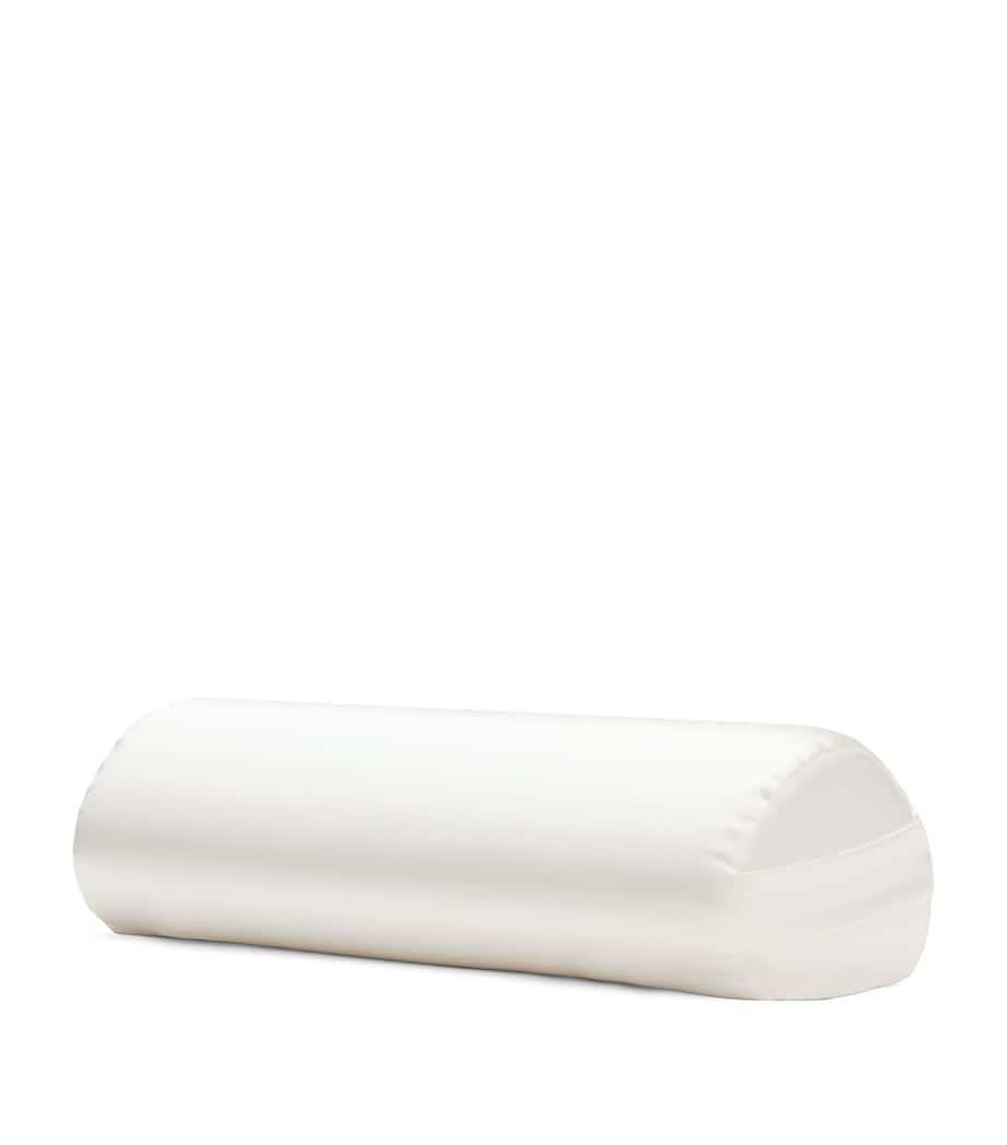 Boost Pillow with Silk Pillowcase (20cm x 47cm) WHITE Image 1