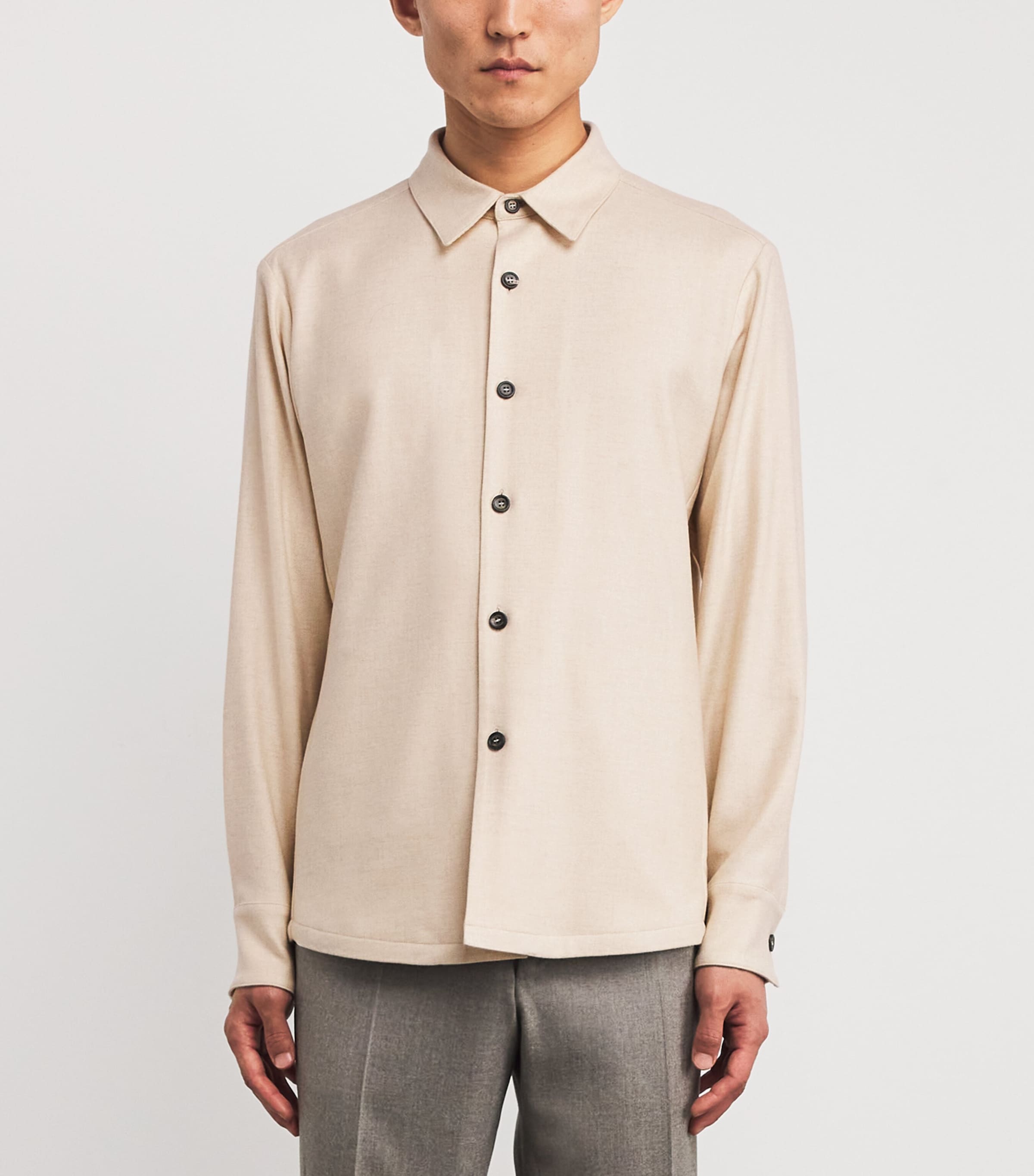 Cashmere Shirt NATURALE WHITE 9009 Image 3