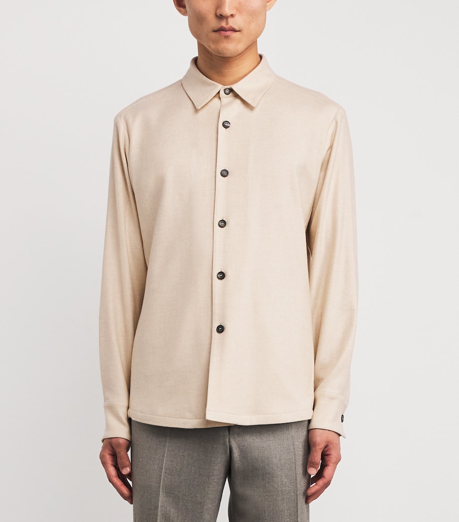 Cashmere Shirt NATURALE WHITE 9009 Image 3