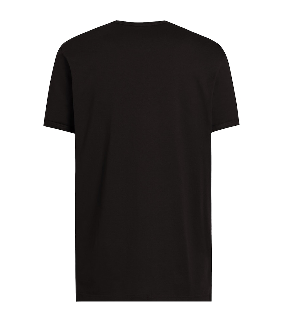 Dolce&Gabbana Mens Cotton T-Shirt Ebony Image 2