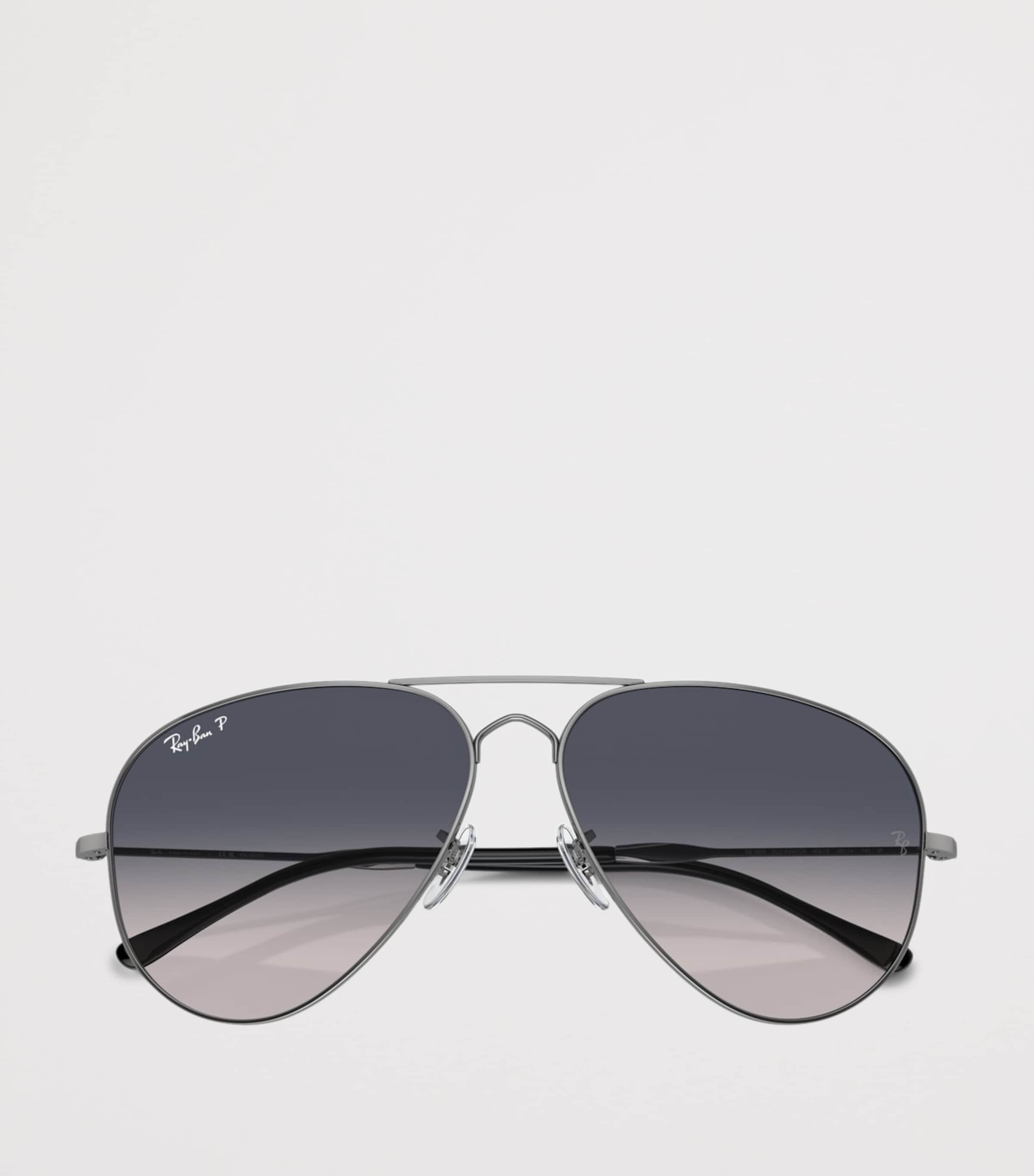 Ray-Ban Metal Old Aviator Pilot Sunglasses Image 5