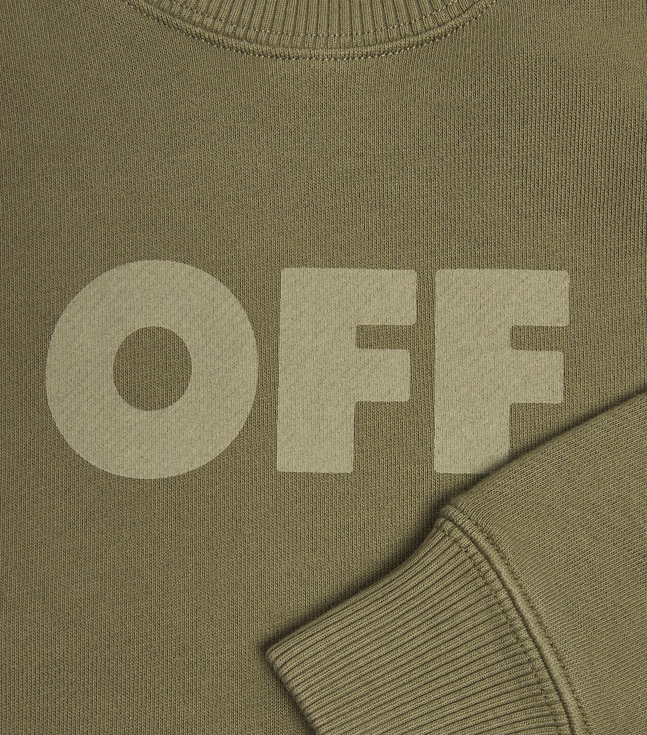 Arrows Logo Sweatshirt (4-12+ Years) MARTINI OLIVE Image 3