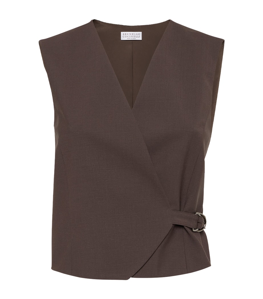 Tropical Luxury Wool Vest C019 Image 1