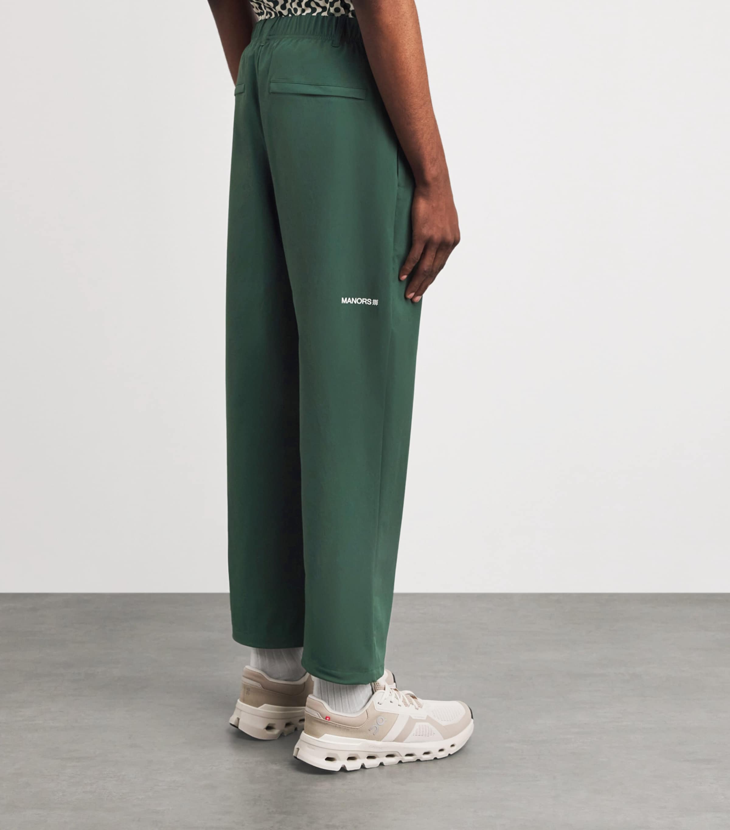 Manors Mens Club Straight Trousers Pine Green Image 5