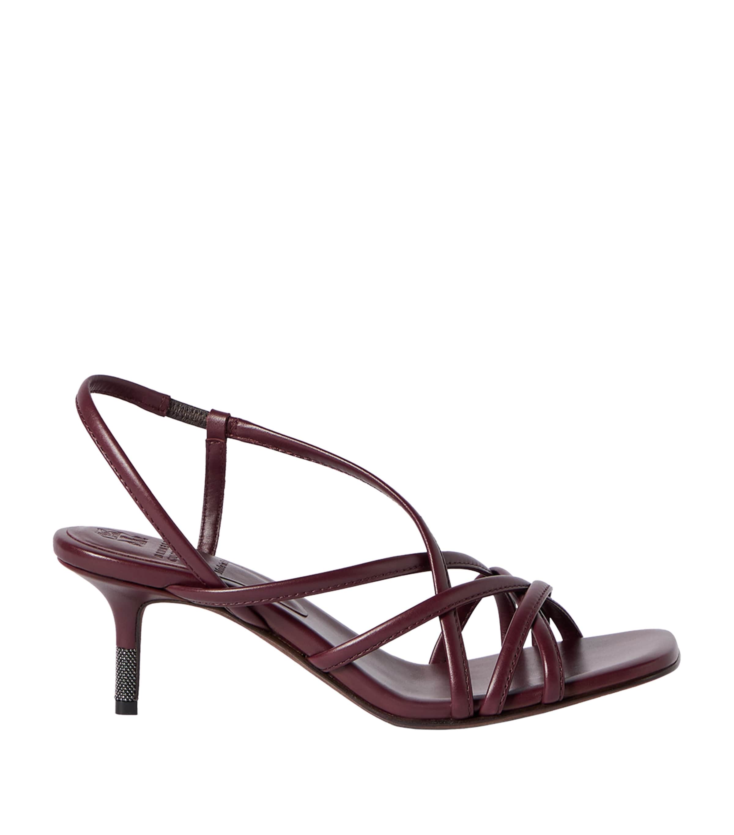Brunello Cucinelli Leather Heeled Sandals Image 1