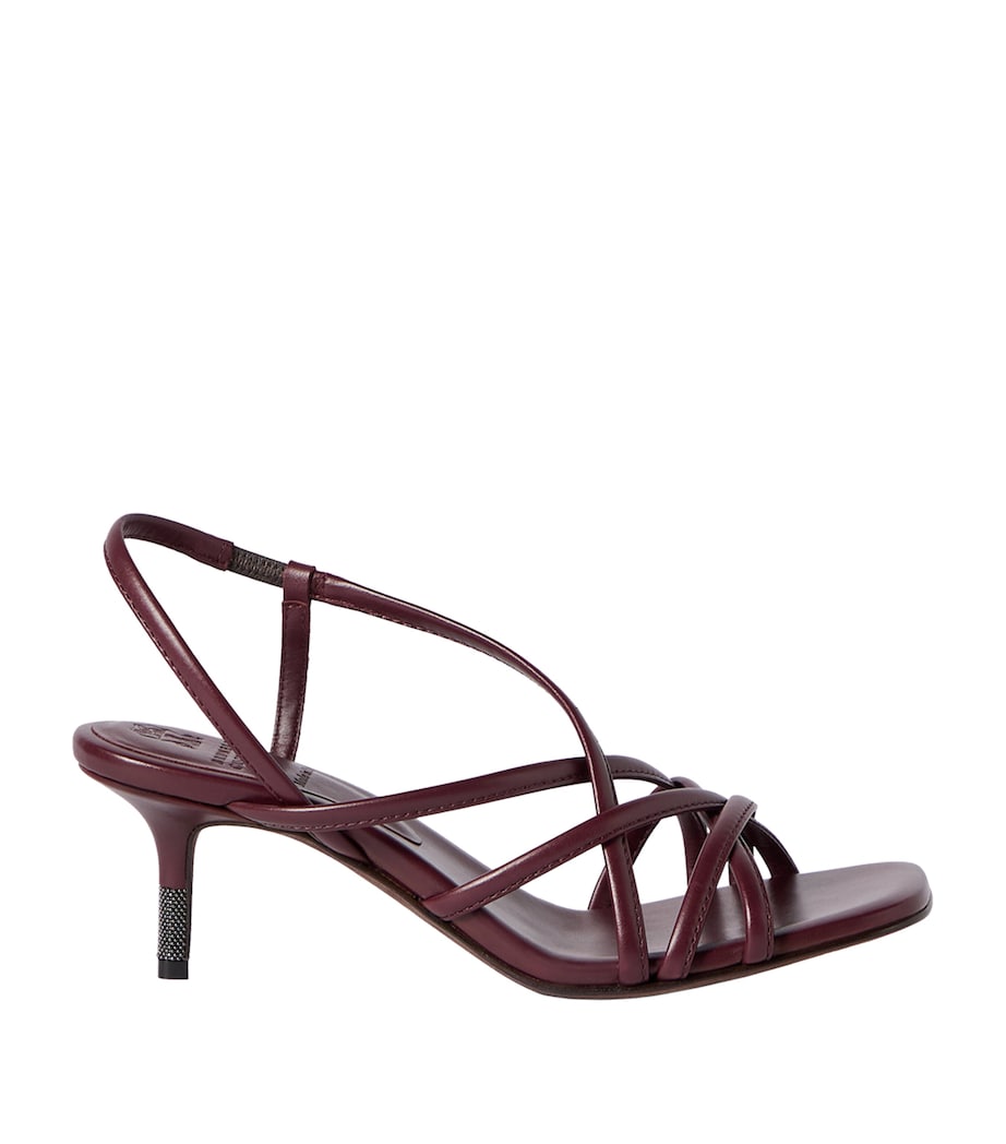 Brunello Cucinelli Leather Heeled Sandals Image 1