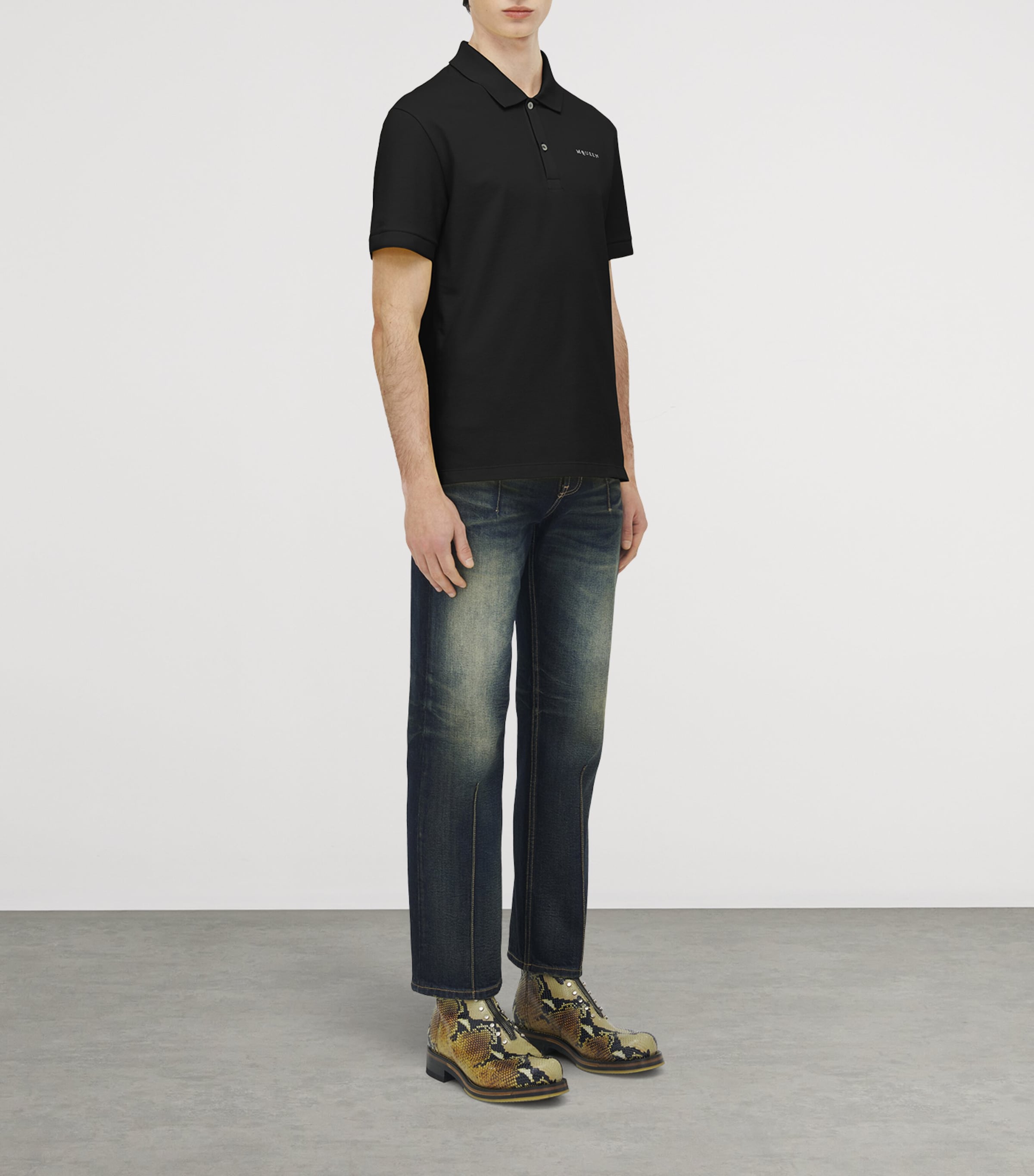 Cotton Logo Polo Shirt 1000 Image 3