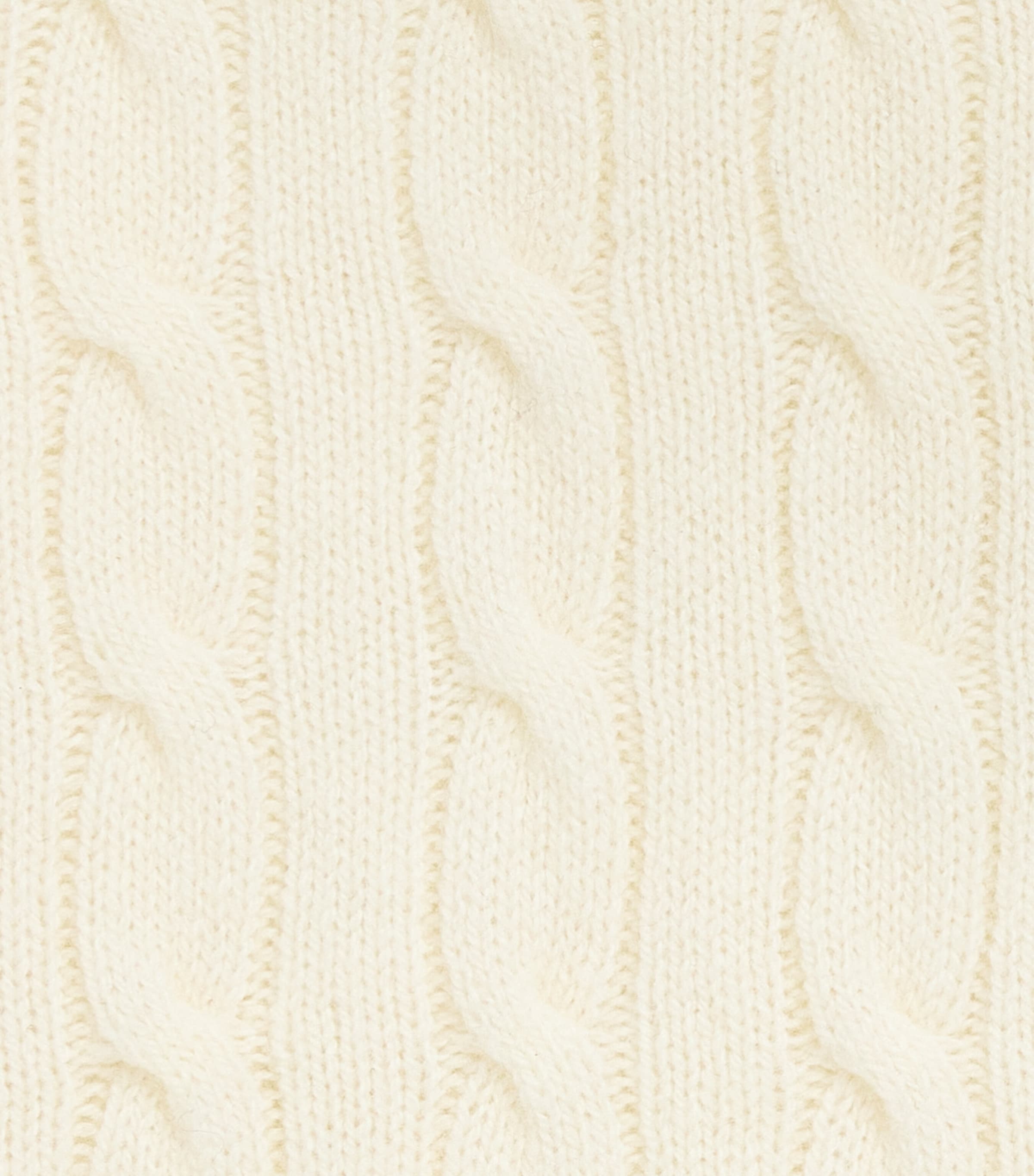 Ralph Lauren Kids Wool-Cashmere Cable-Knit Sweater (2-6.5 Years) Wrm White W/pnk Image 3