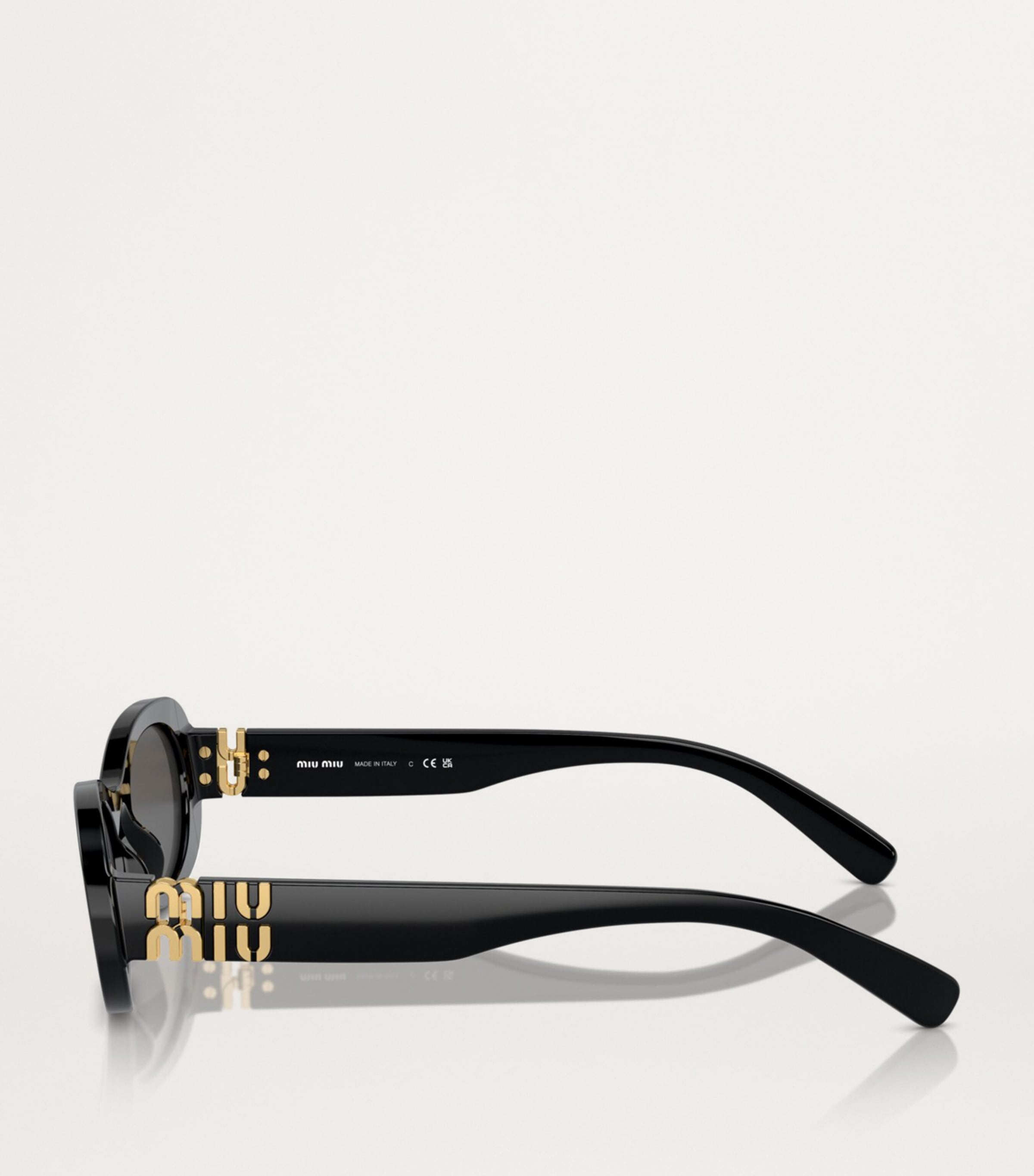 Acetate Oval Sunglasses 1AB5S0 Image 3