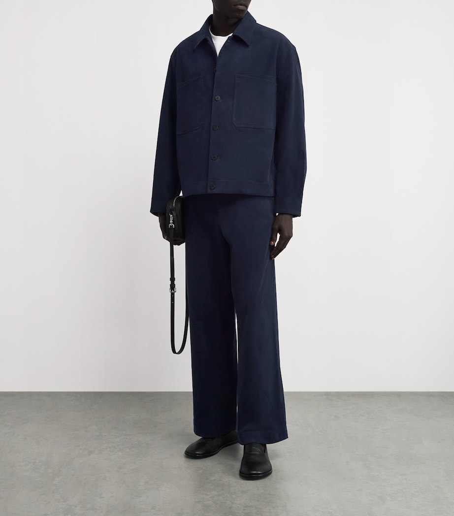 Cotton Corduroy Shirt NAVY Image 2