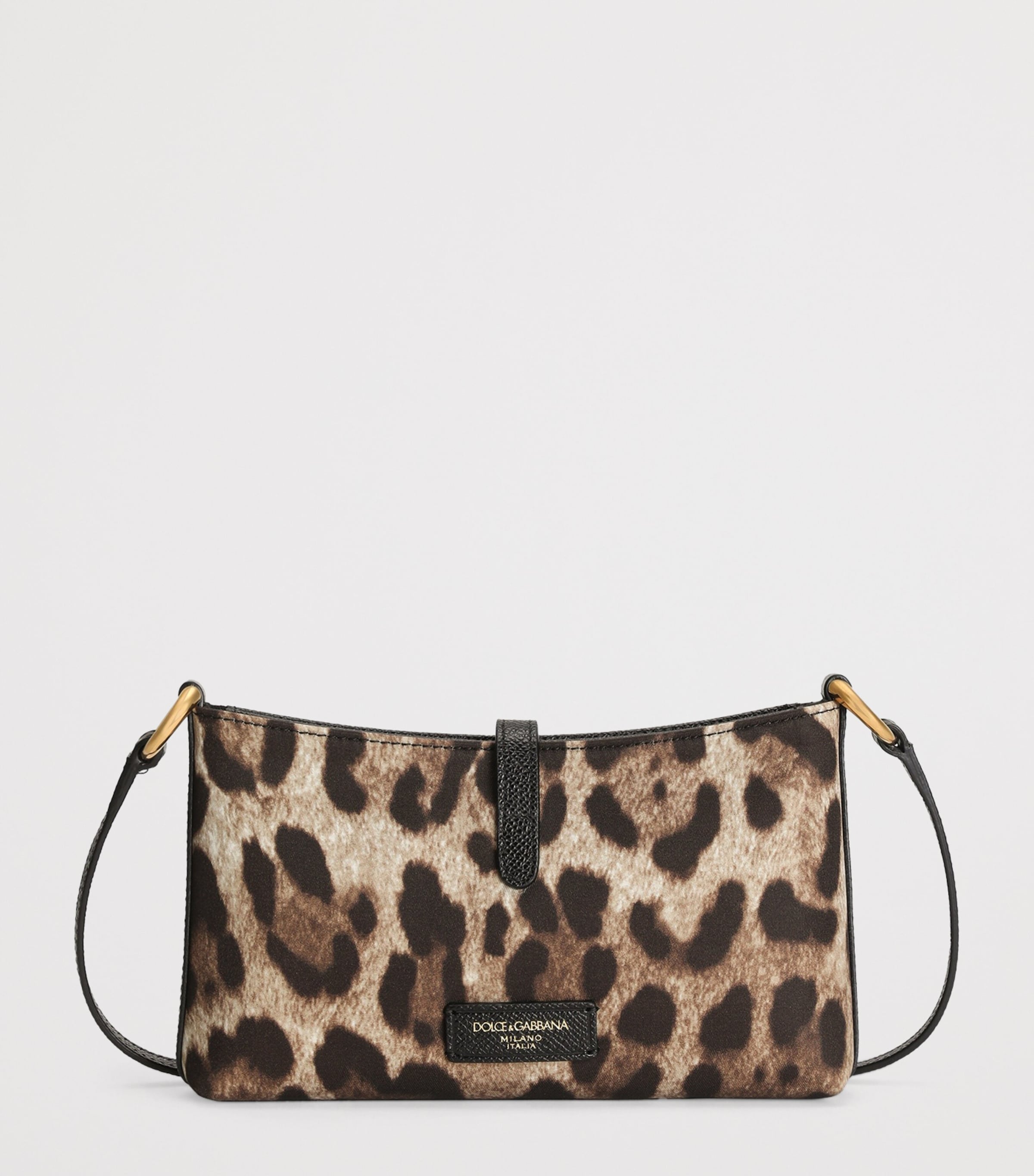 Leopard-Print Lock Shoulder Bag HY13M-LEO NEW Image 4