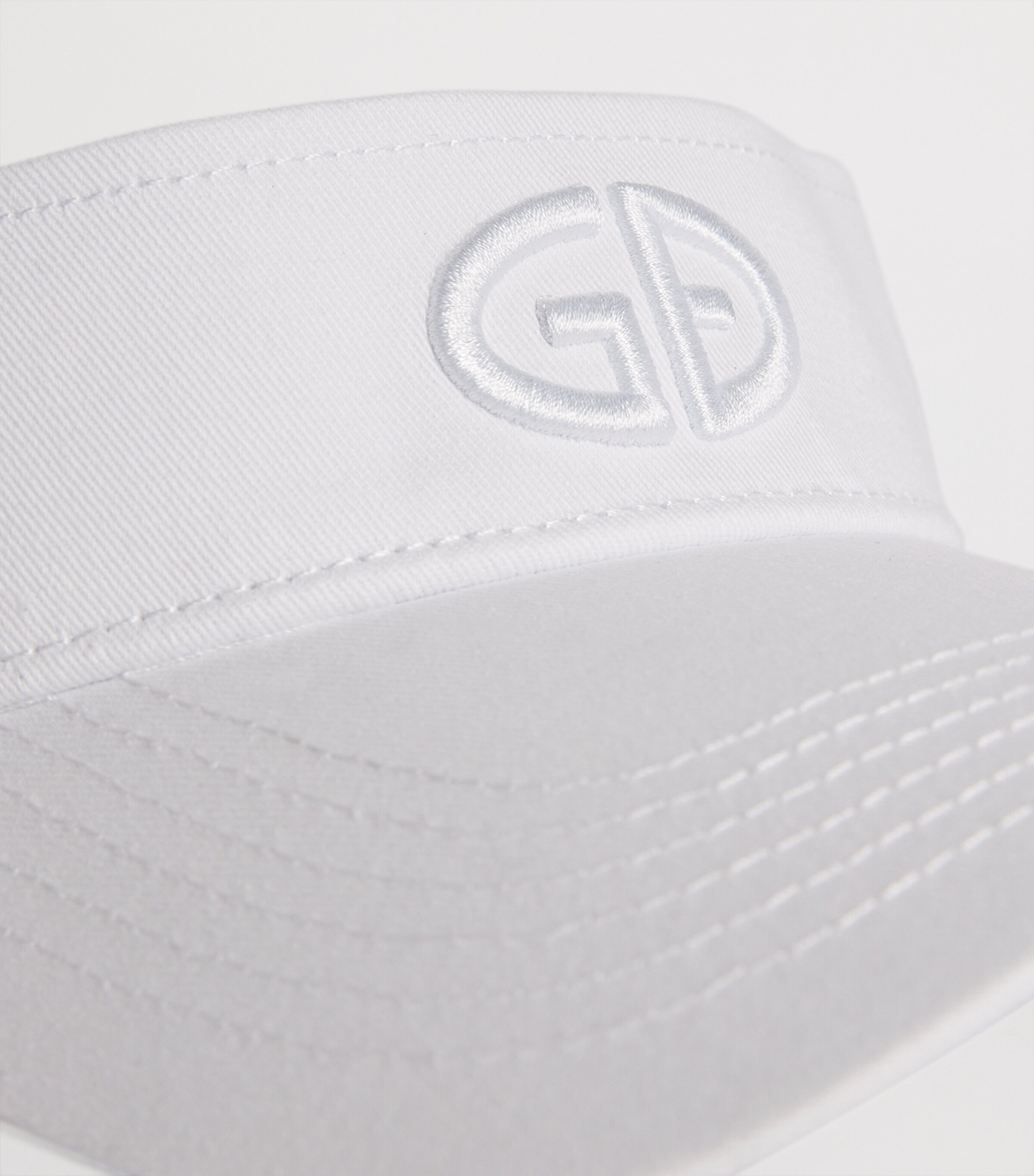 Goldbergh Cotton Logo Match Visor White Image 4