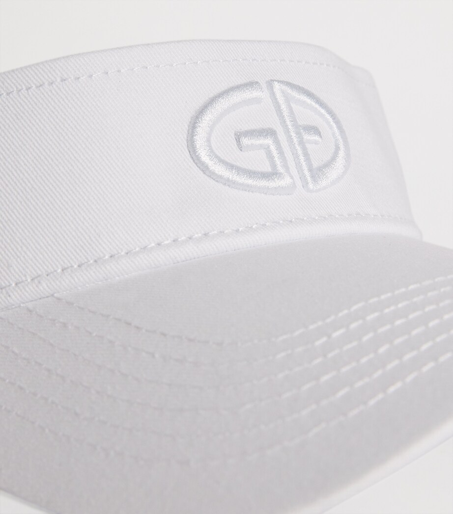 Goldbergh Cotton Logo Match Visor White Image 4