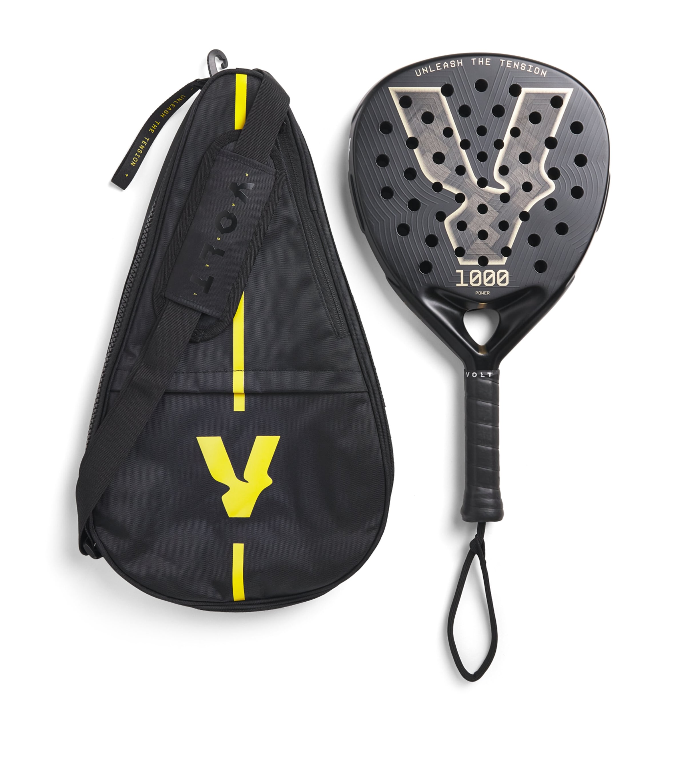 Volt Padel Volt 1000 V5 Padel Racket Black Image 1
