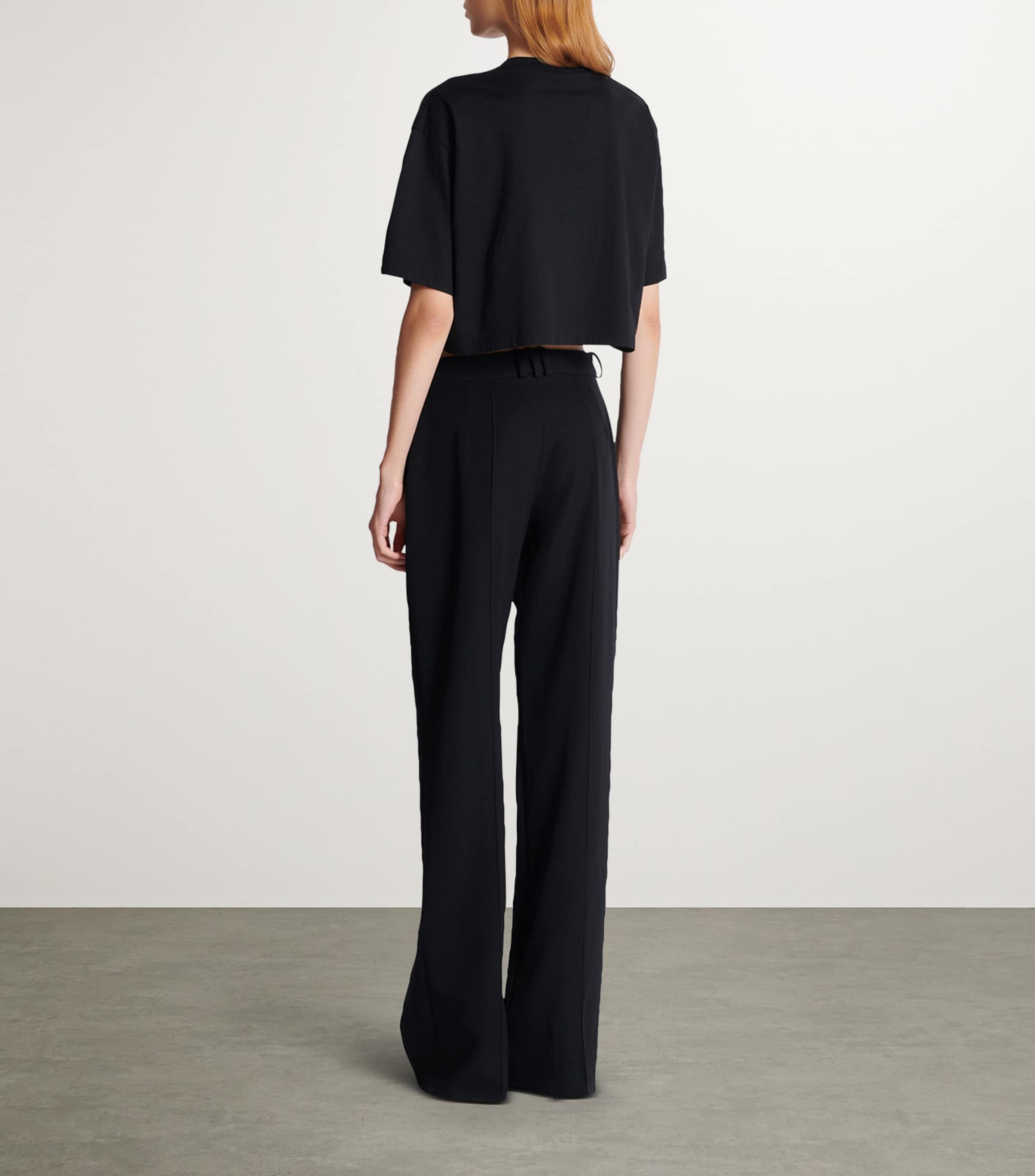 Cropped Logo T-Shirt EAB NOIR/BLANC Image 6