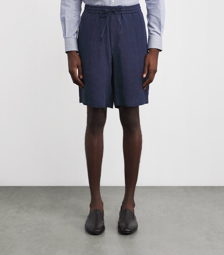 Linen Bermuda Shorts 920 Image 3