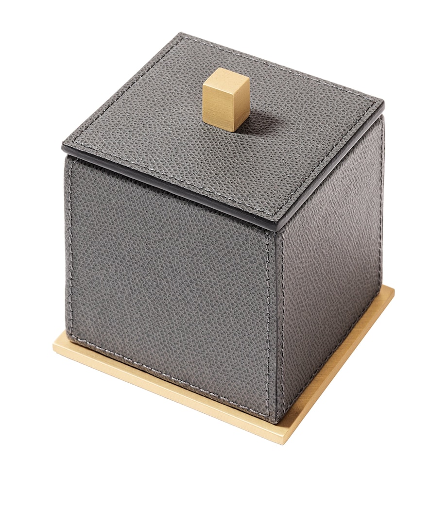 Mini Leather Firenze Box SLATE G77 Image 1